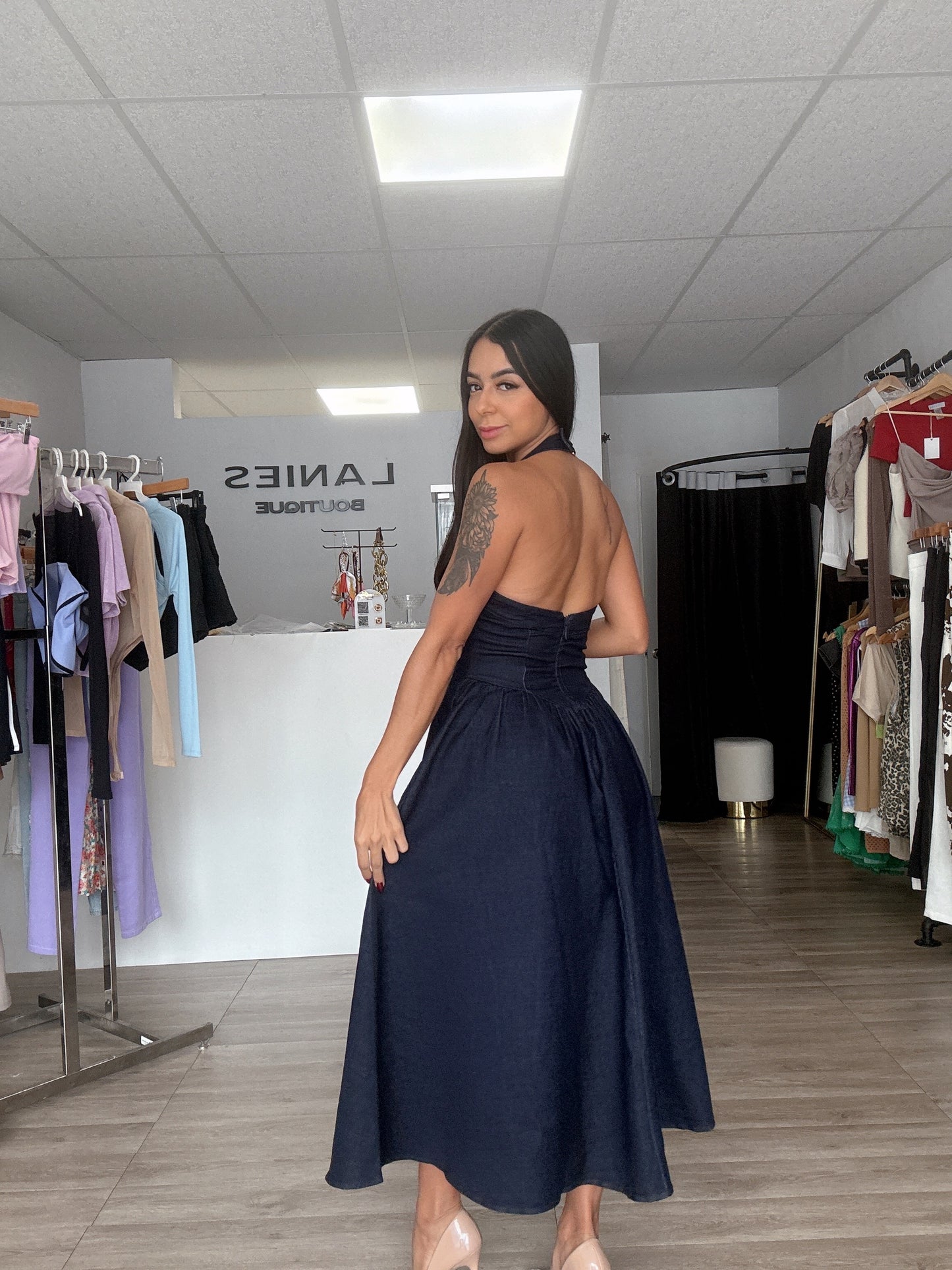 Índigo Corset dress