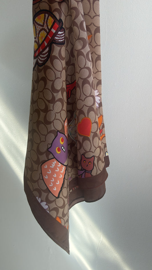 Scarf CC Brown Pre-order