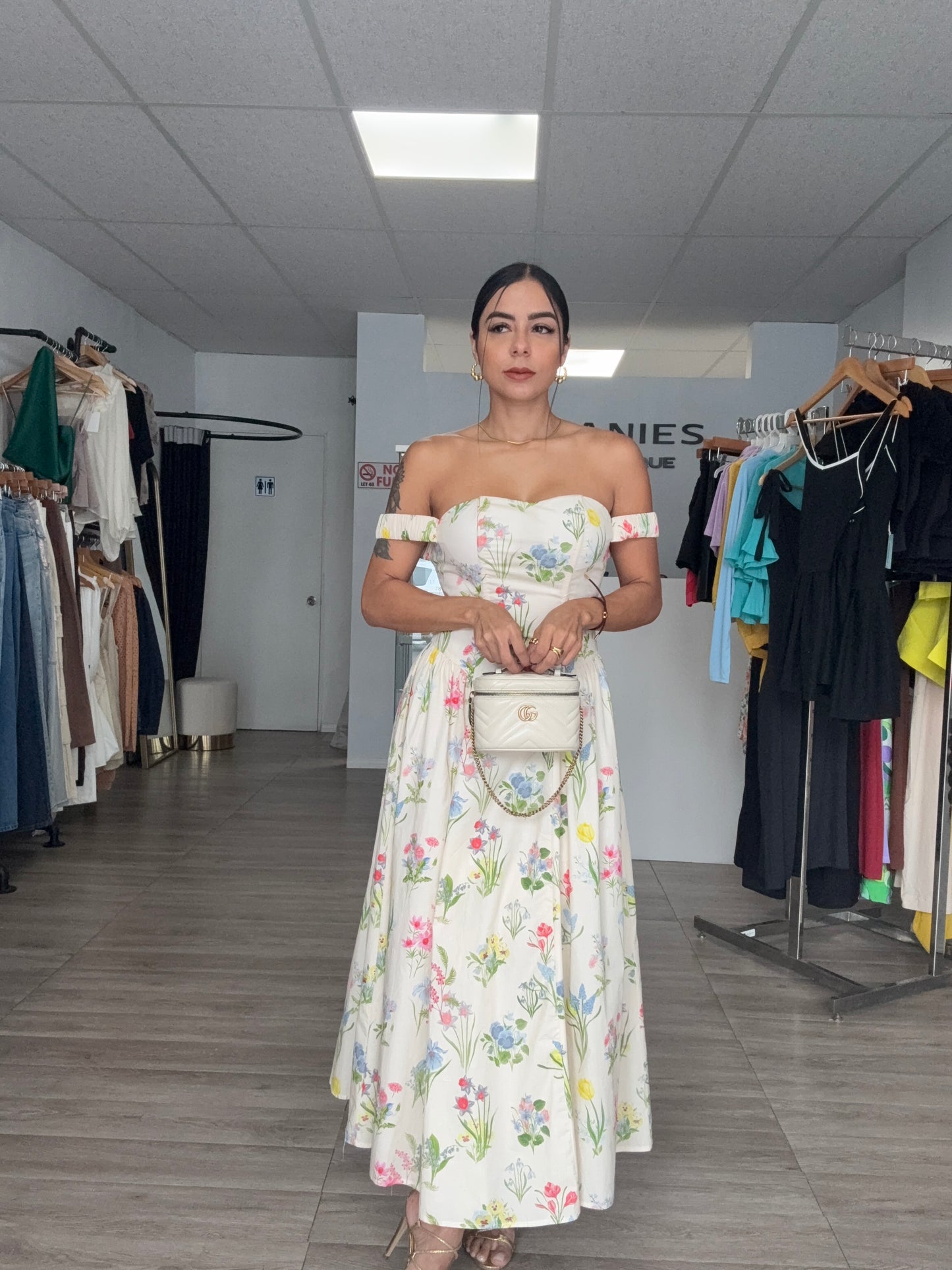 Flower corset dress