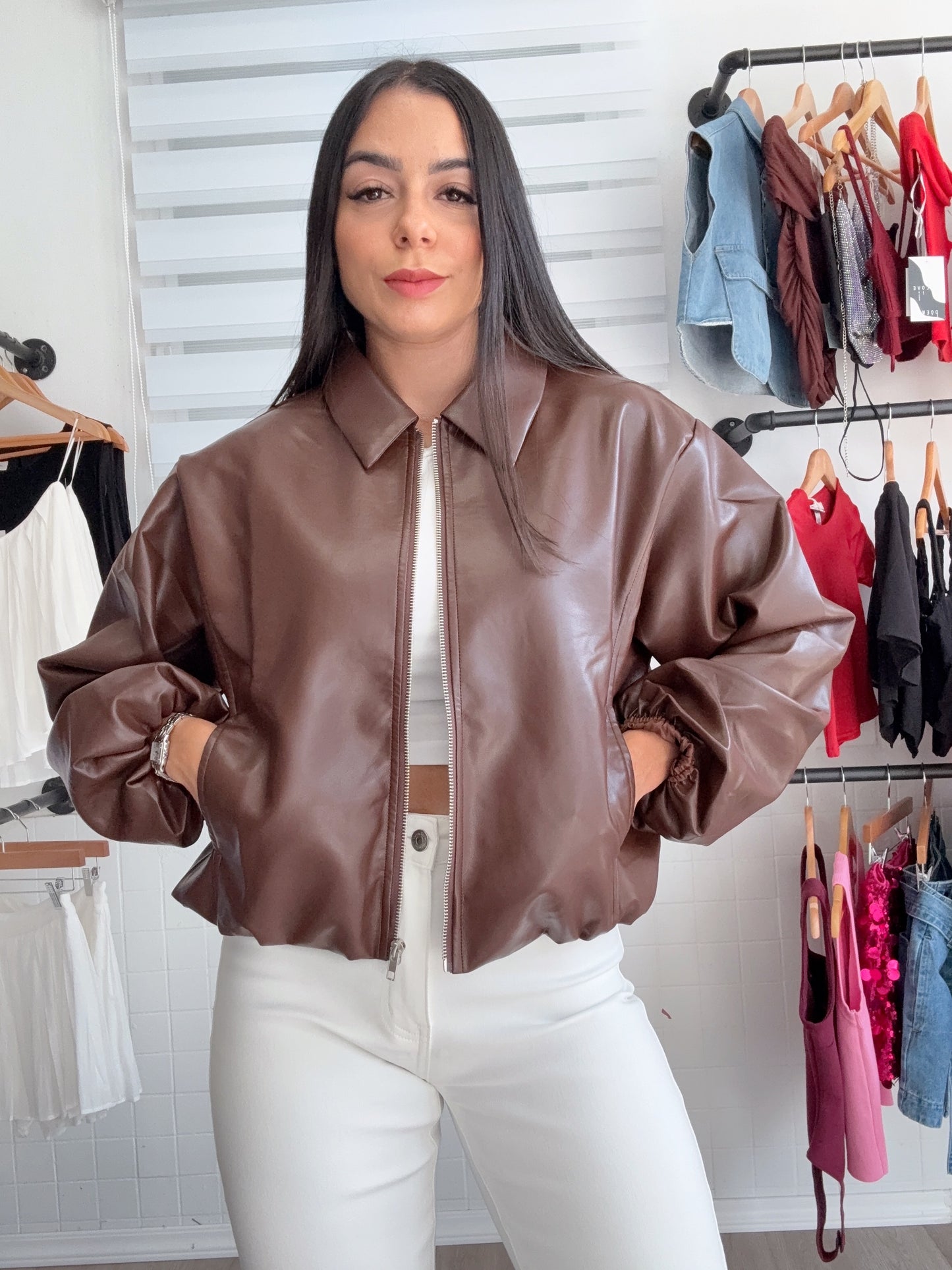 Brown Leather Jacket