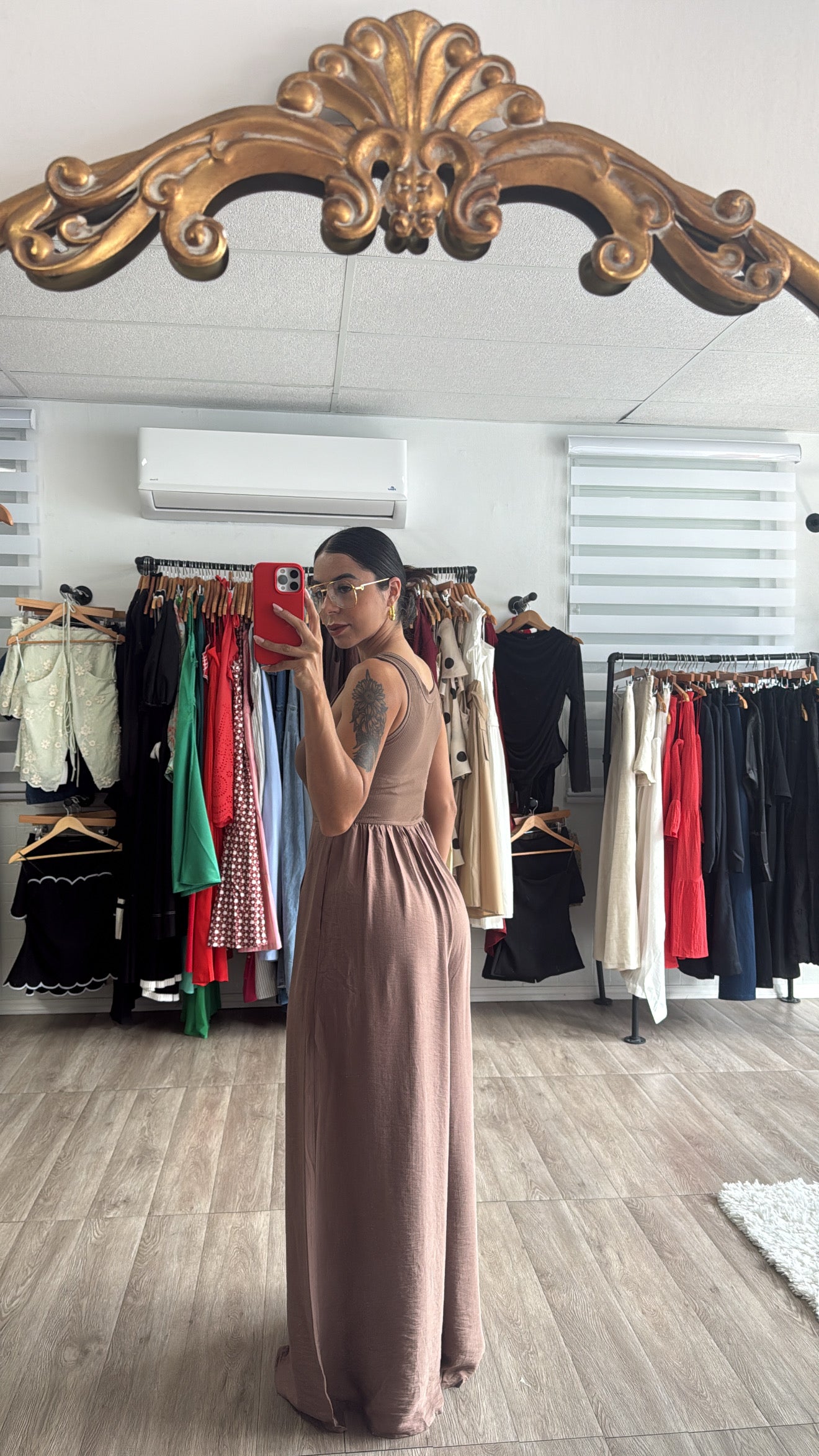 Chocolate Wide Led Jumpsuit