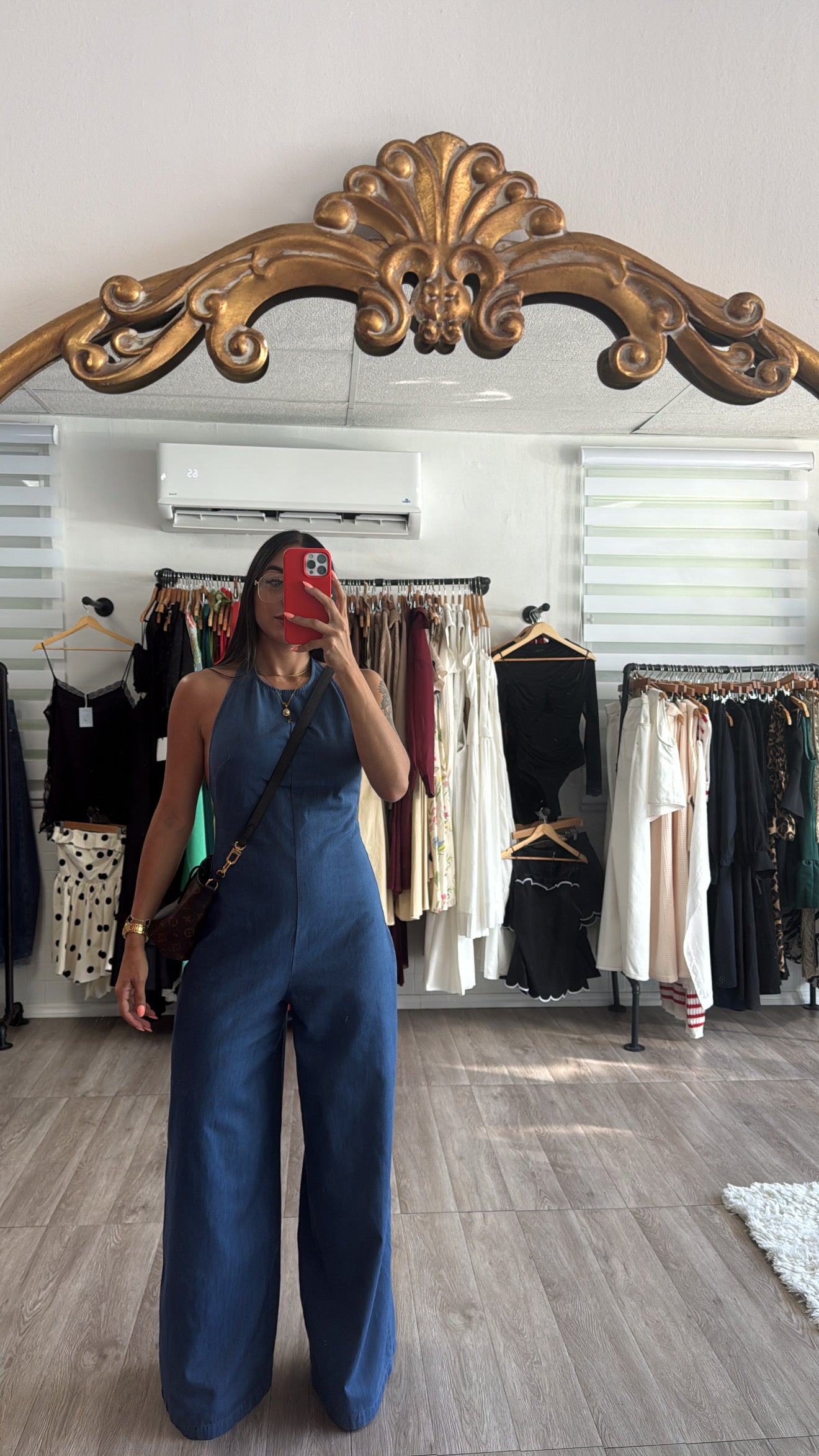 Restock Denim Jumpsuit