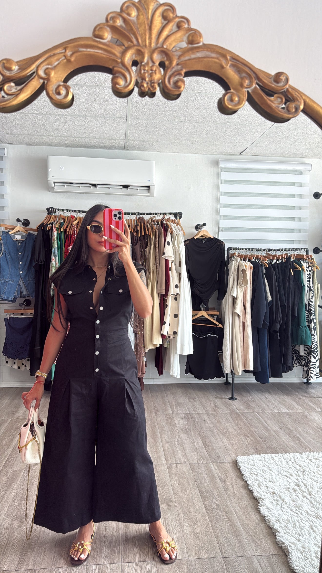 Denim  Wide leg Jumpsuit