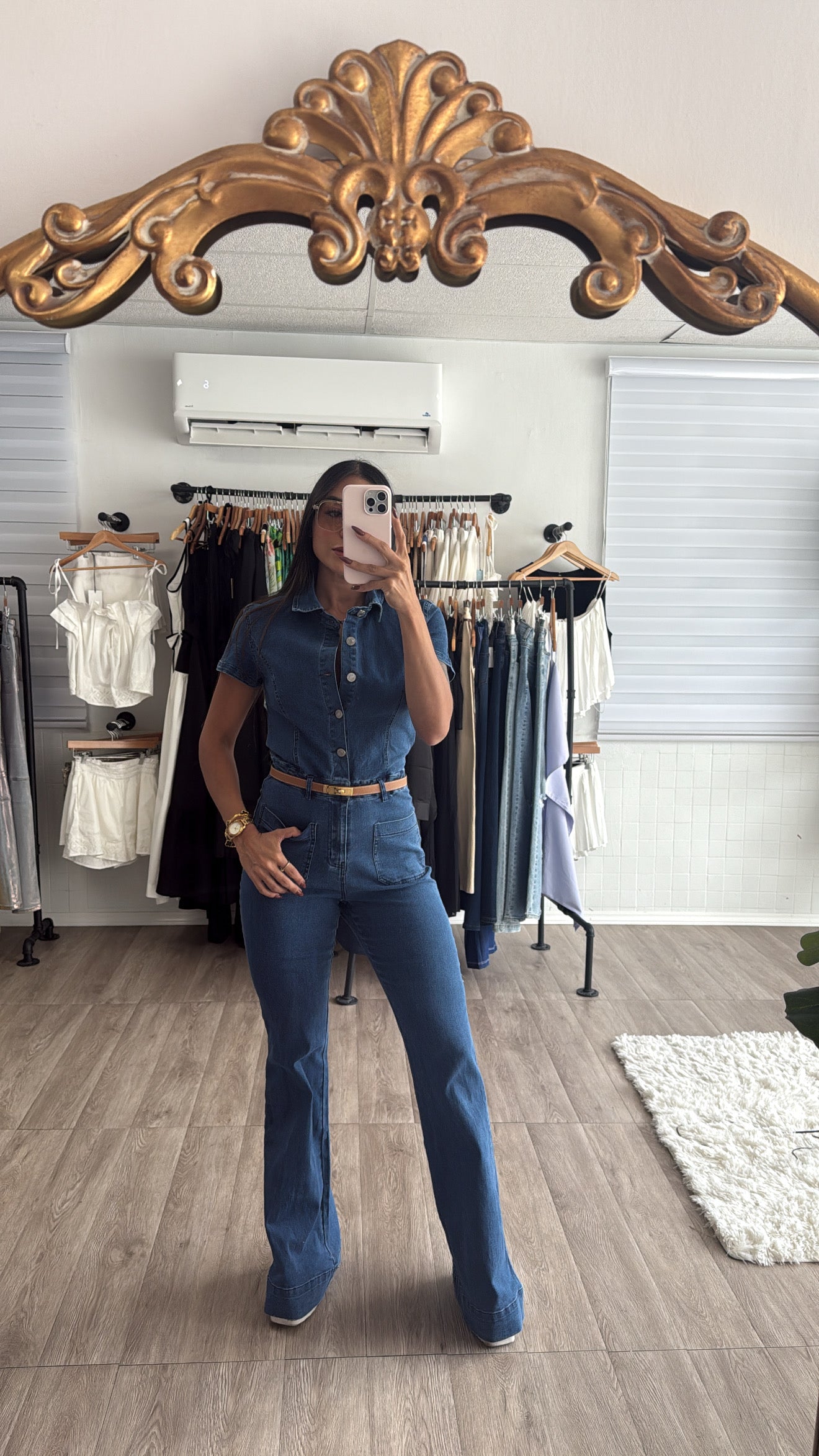 Denim Mid Jumpsuit