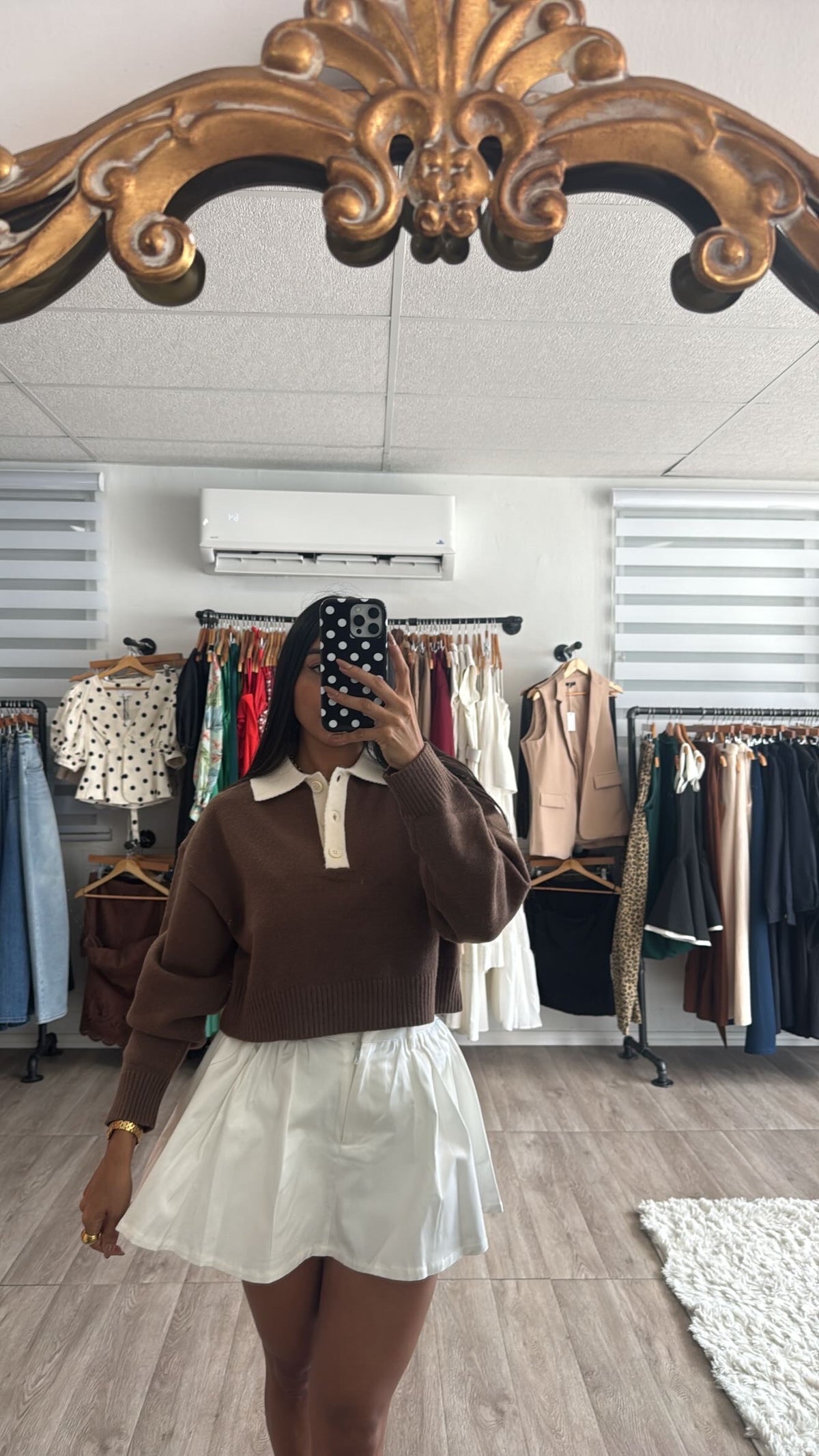 Polo Crop sweater