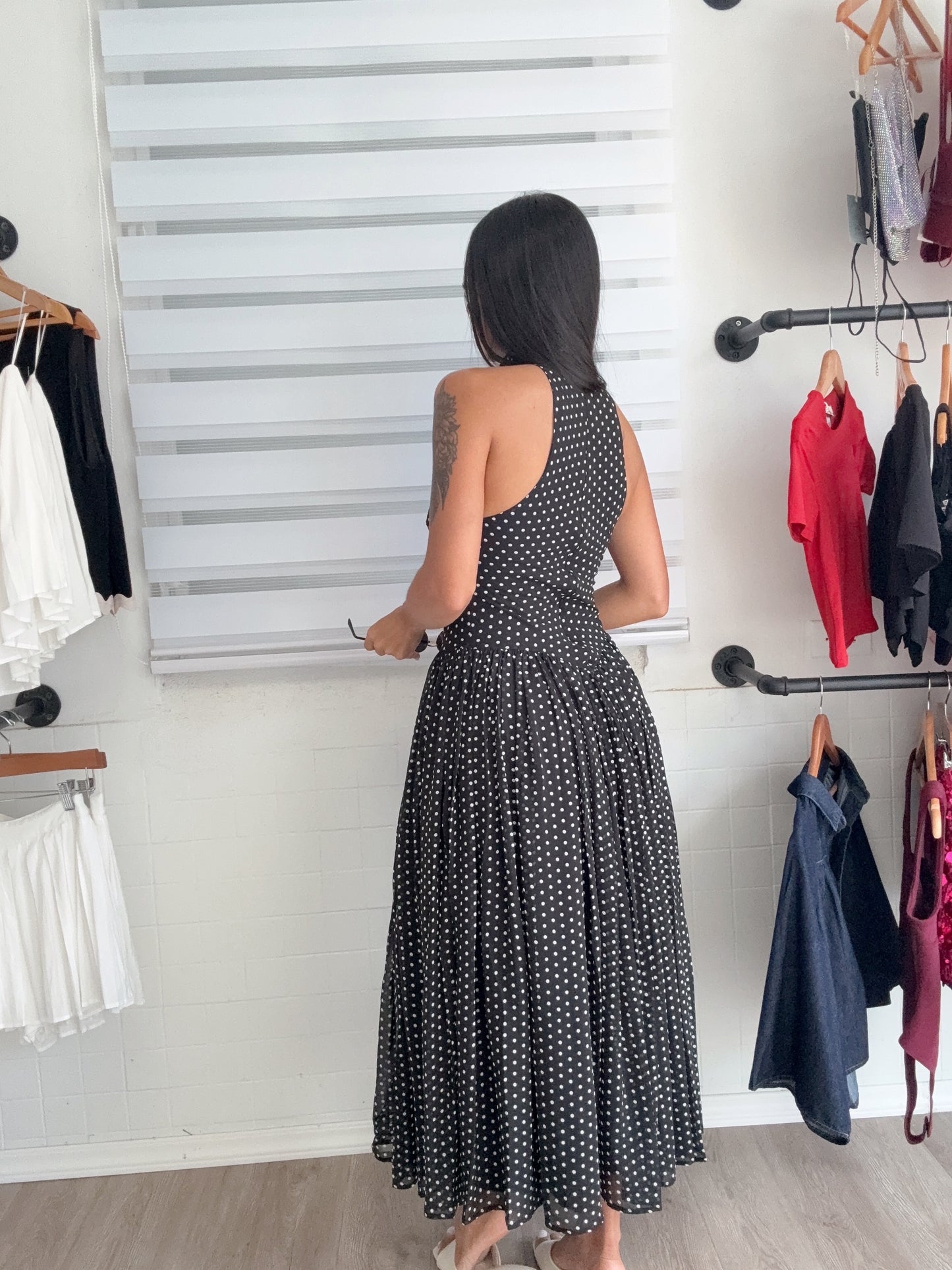 Polka dot corset Dress