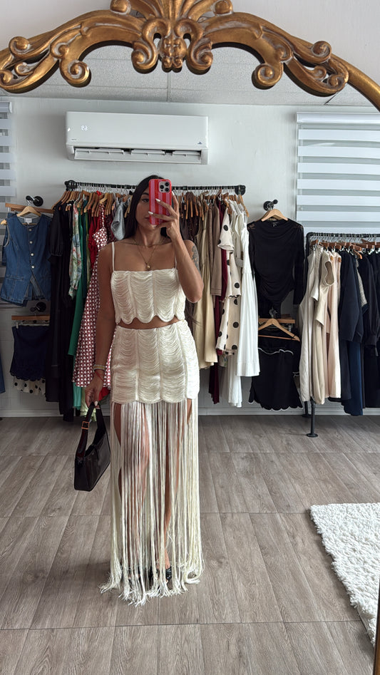 Fringle Skirt set