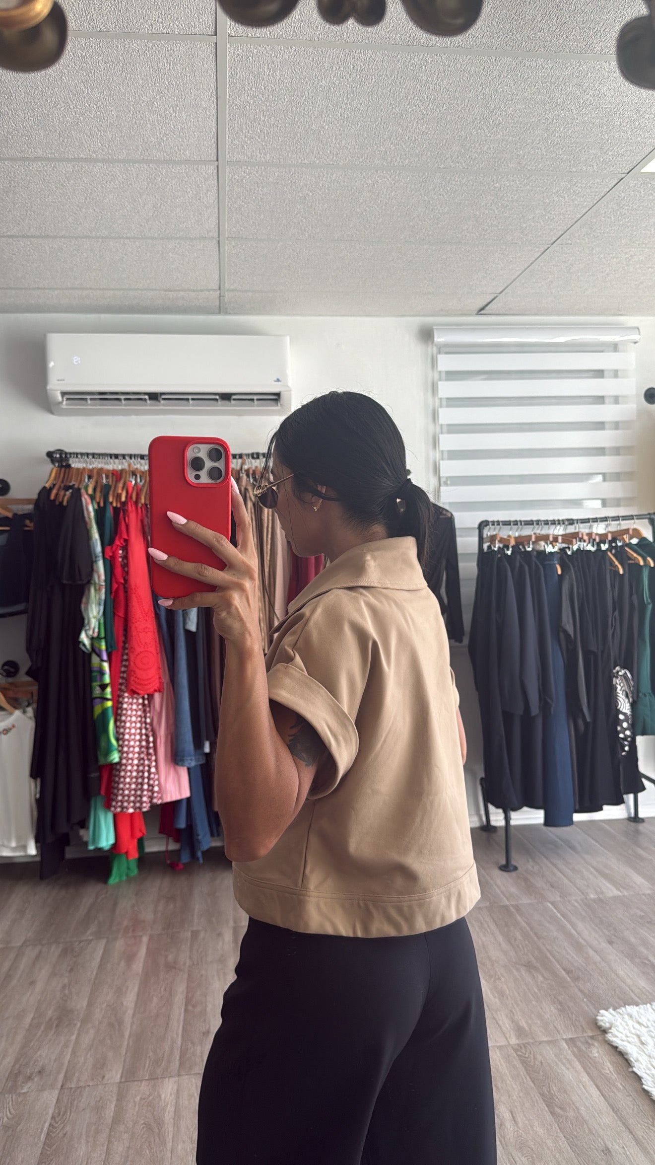 Crop Trench Jacket