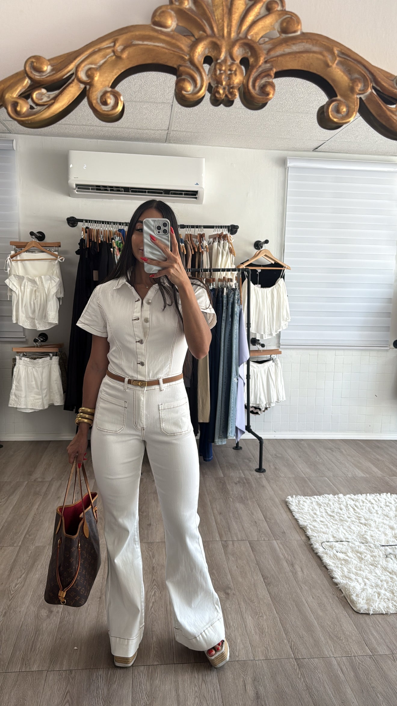 Denim white Jumpsuit