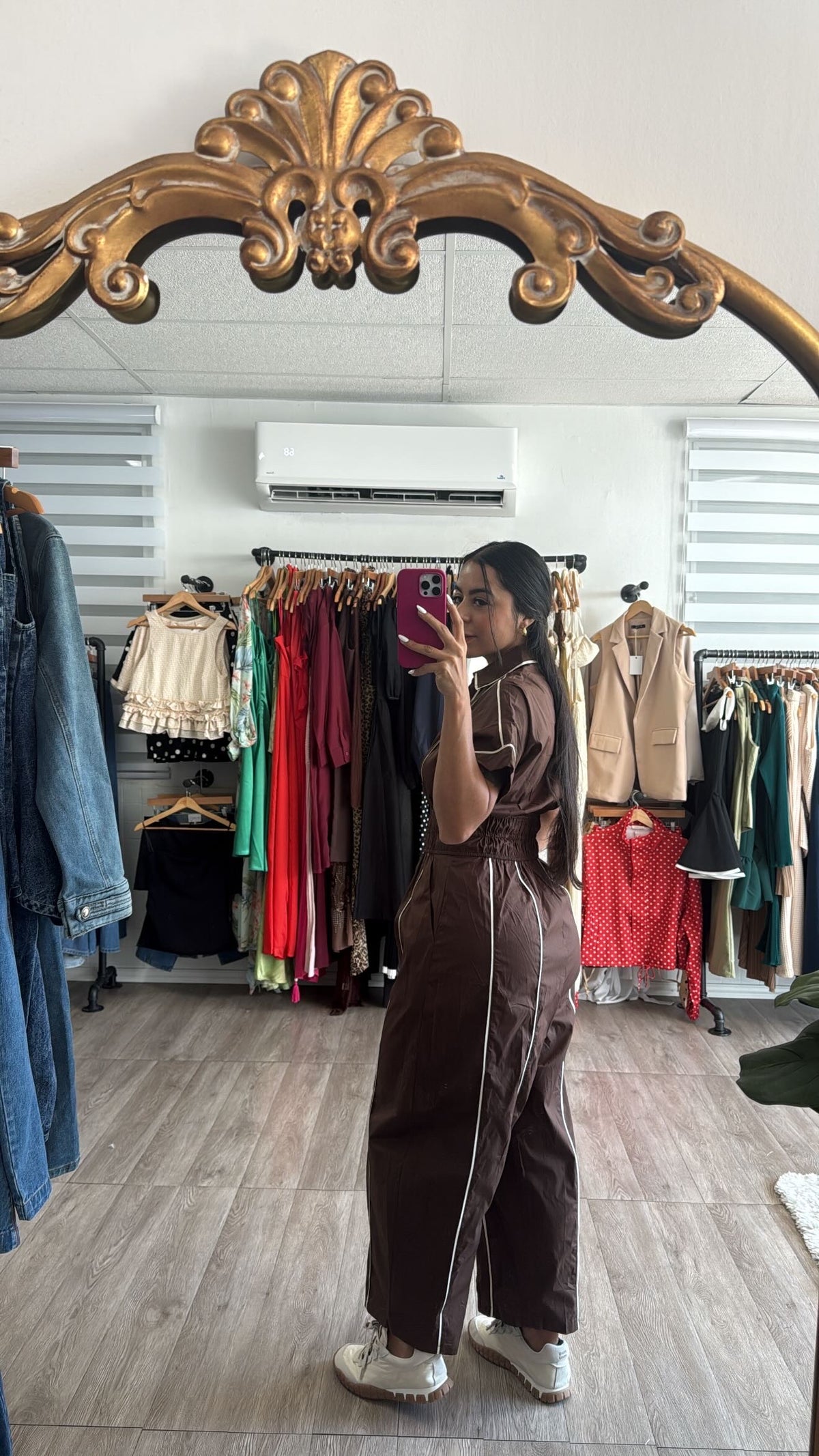 Choco Stripe Jumpsuit