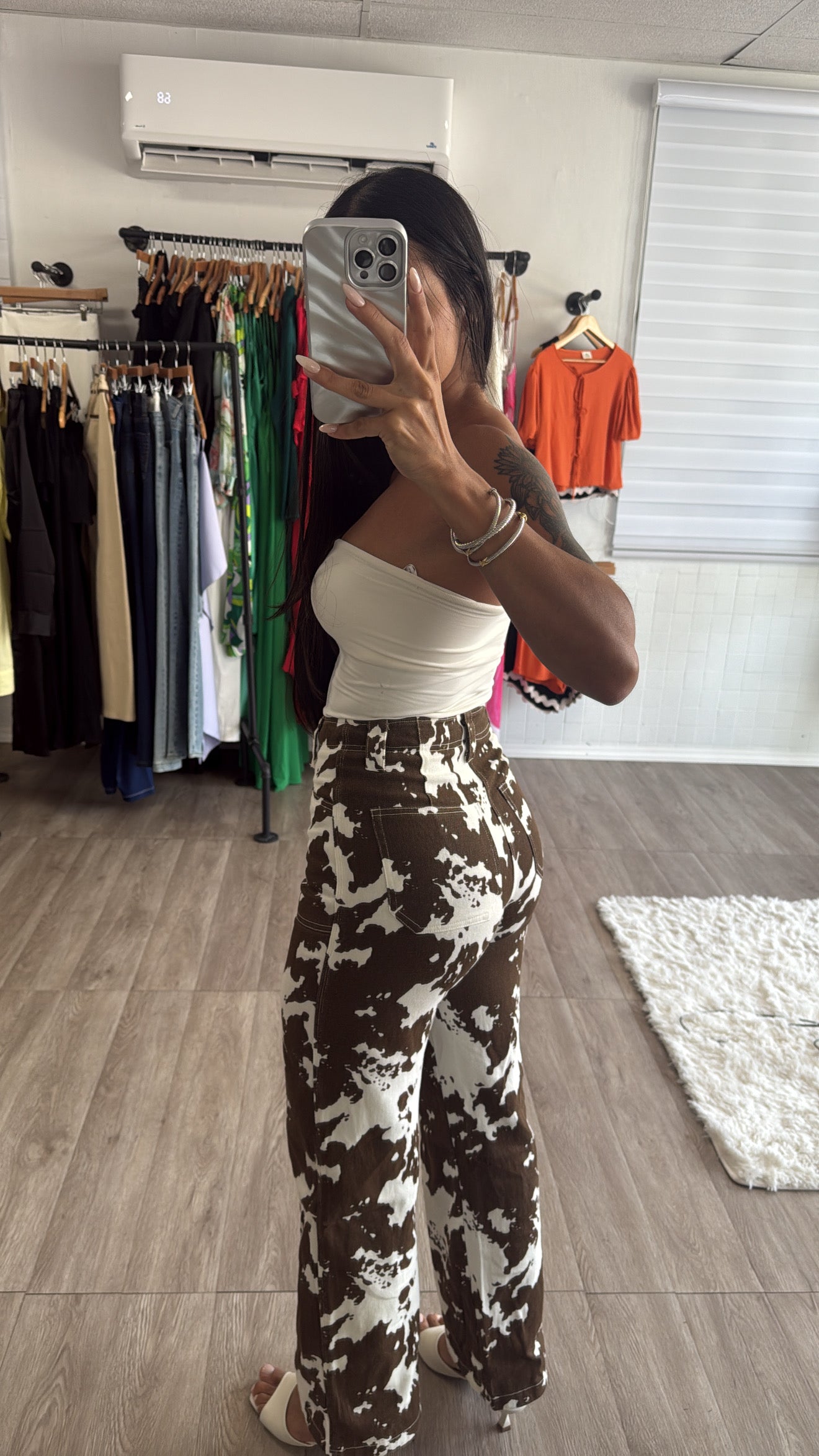 Cow Denim pants
