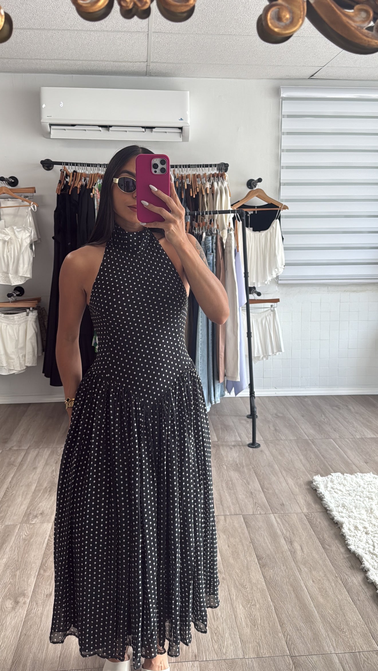 Polka dot corset Dress