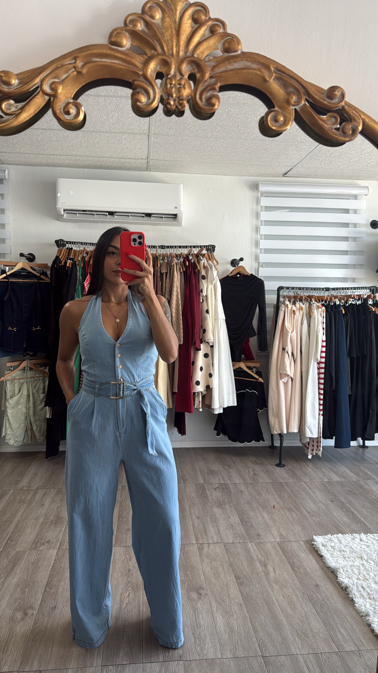 Ana’S Denim Jumpsuit