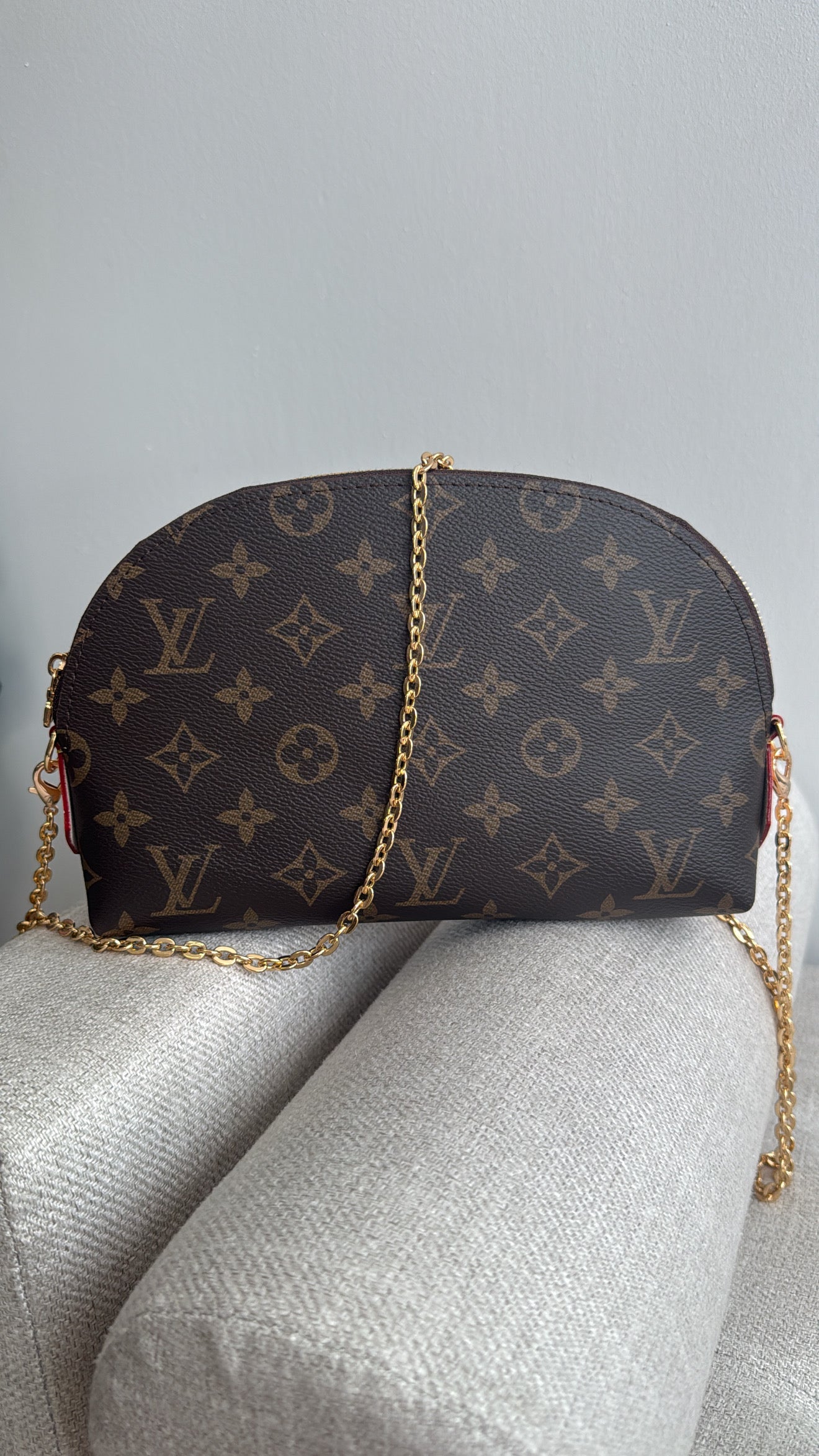 LV cosmetic Bag (pre-order)costó $120
