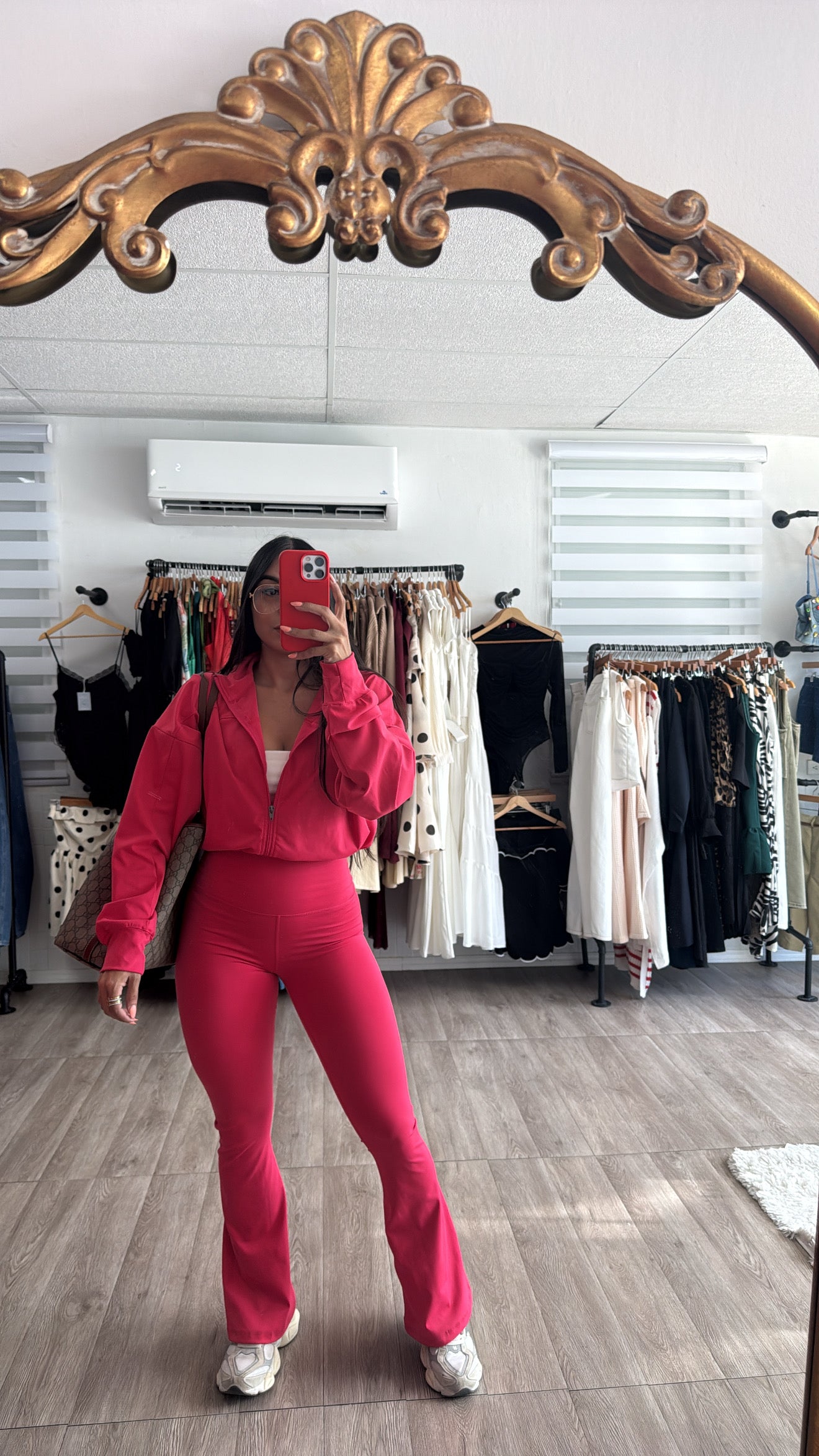 Active Jacket Set in Fuschia