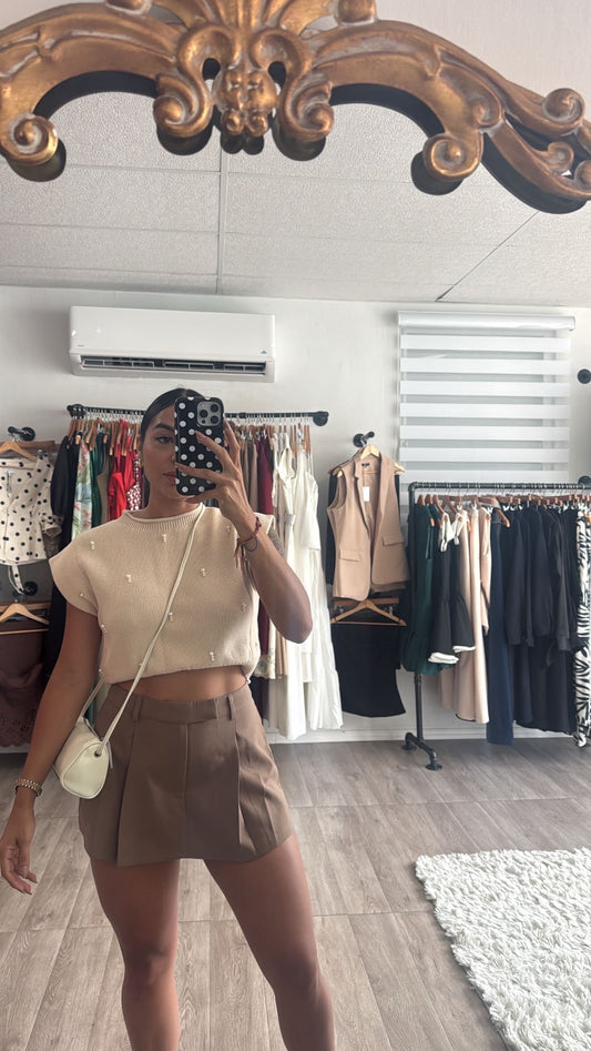 Mocha Skort