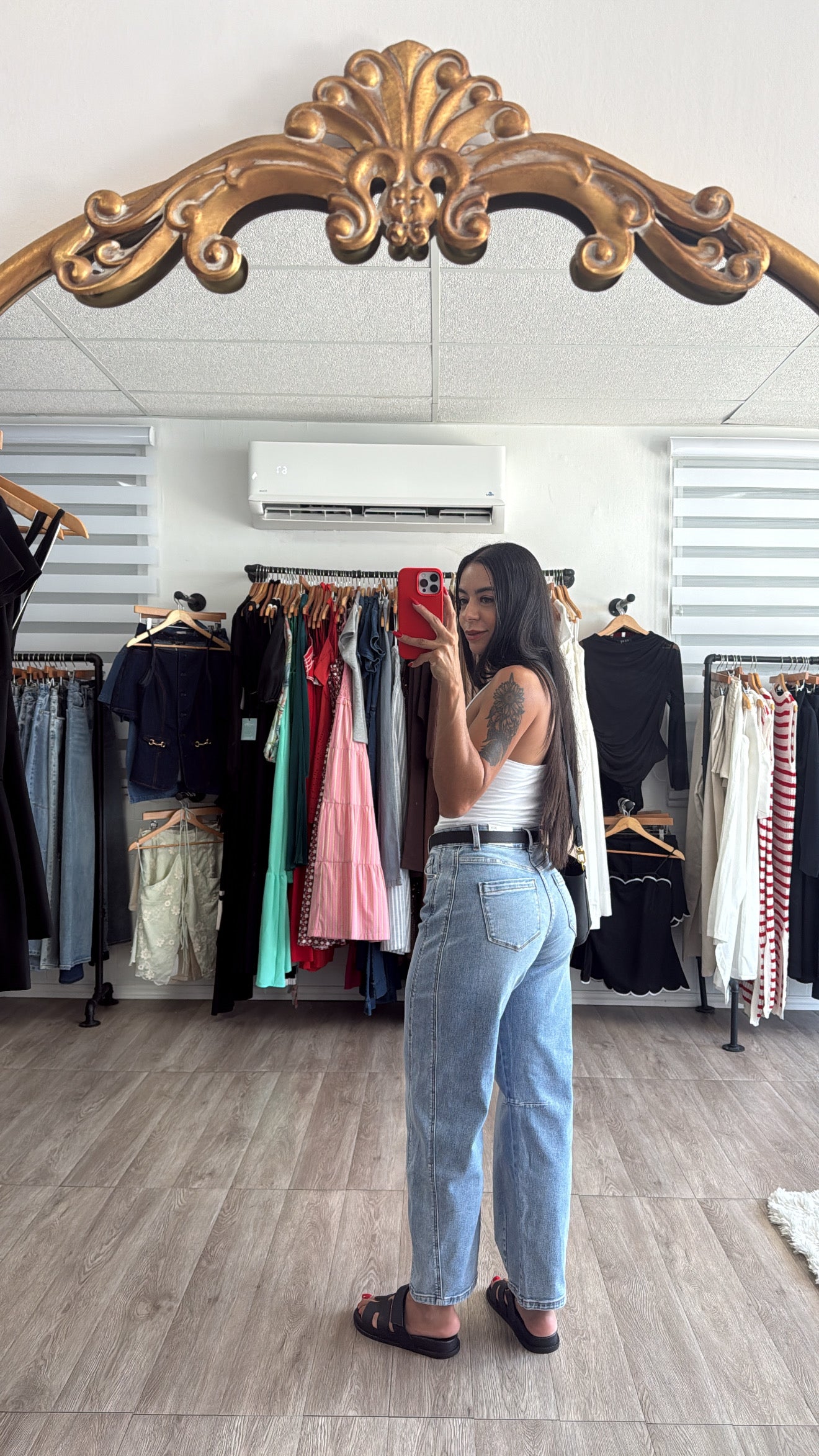Barrel High Rise Denim