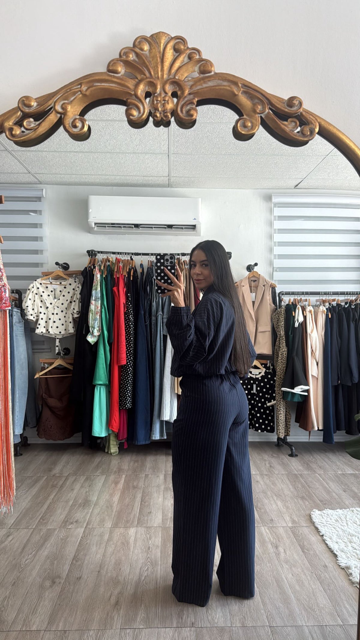 Stripe Navy Set