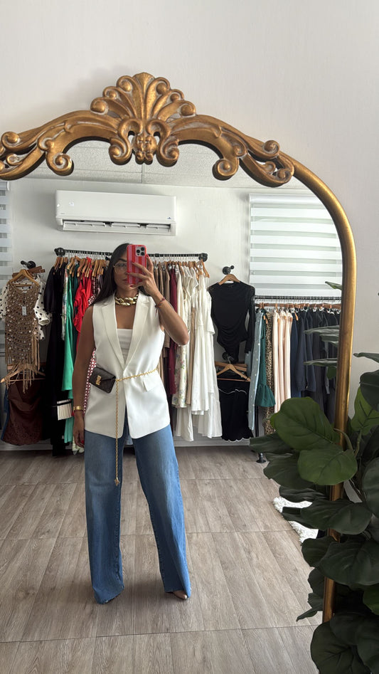 Vest White blazer
