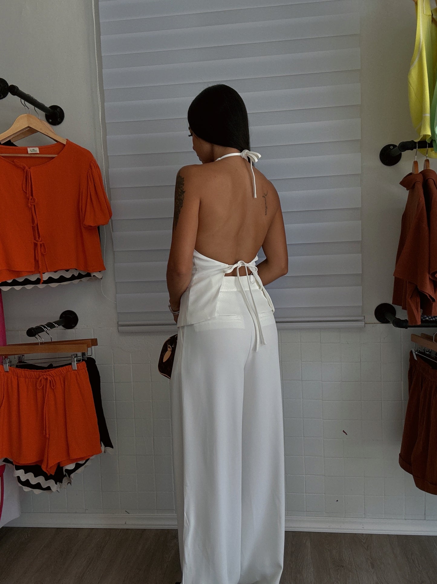 White Vest Set
