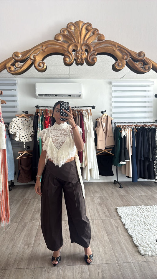 Barrel Dark Chocó pants