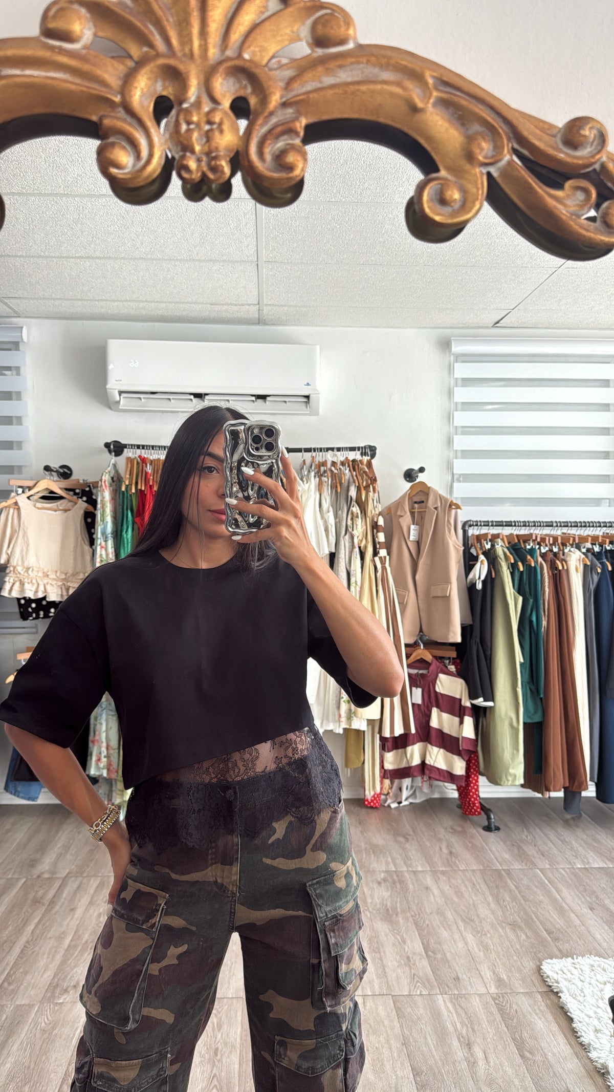 Shirt Lace Crop