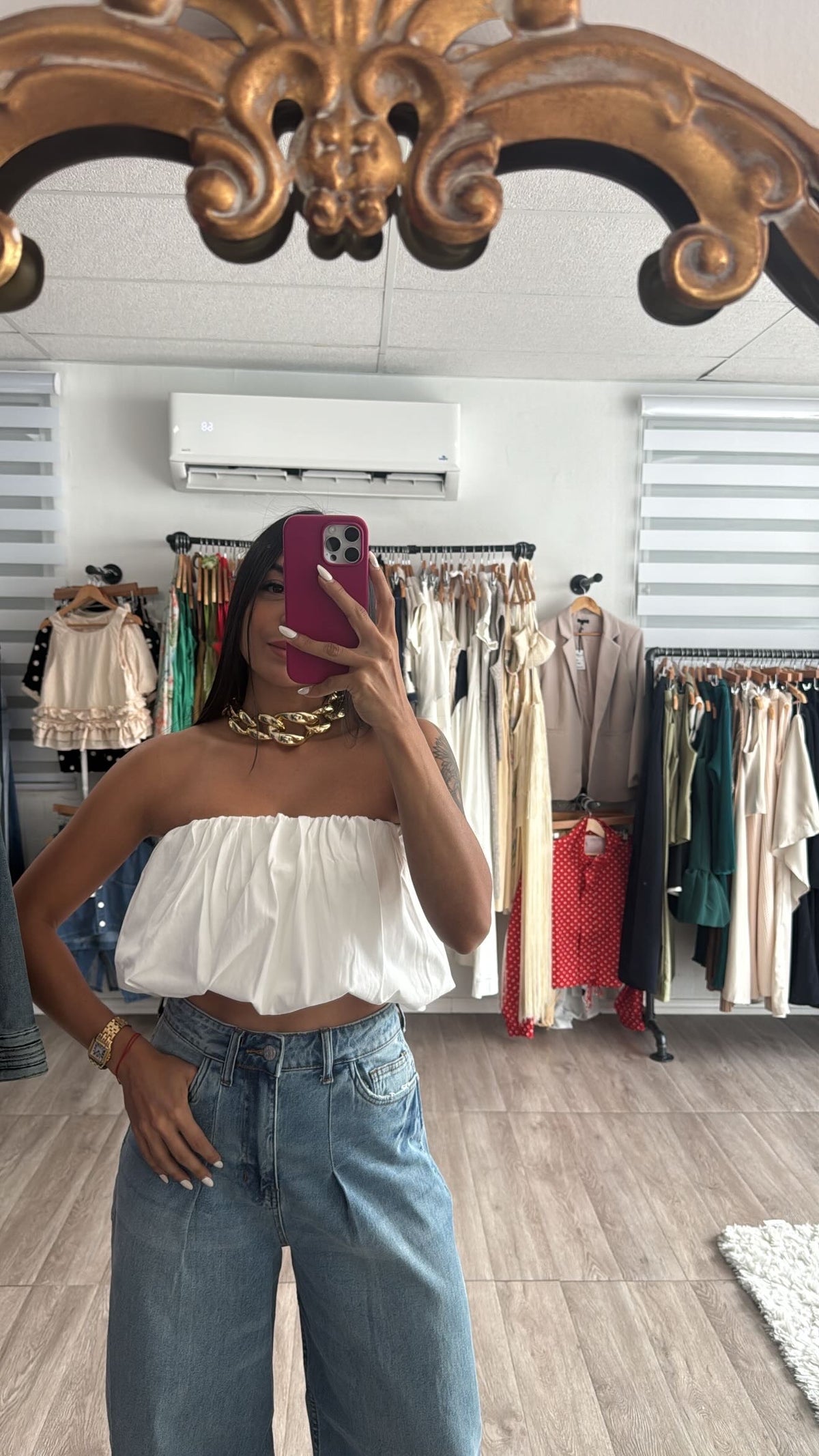 Bubble Crop Top
