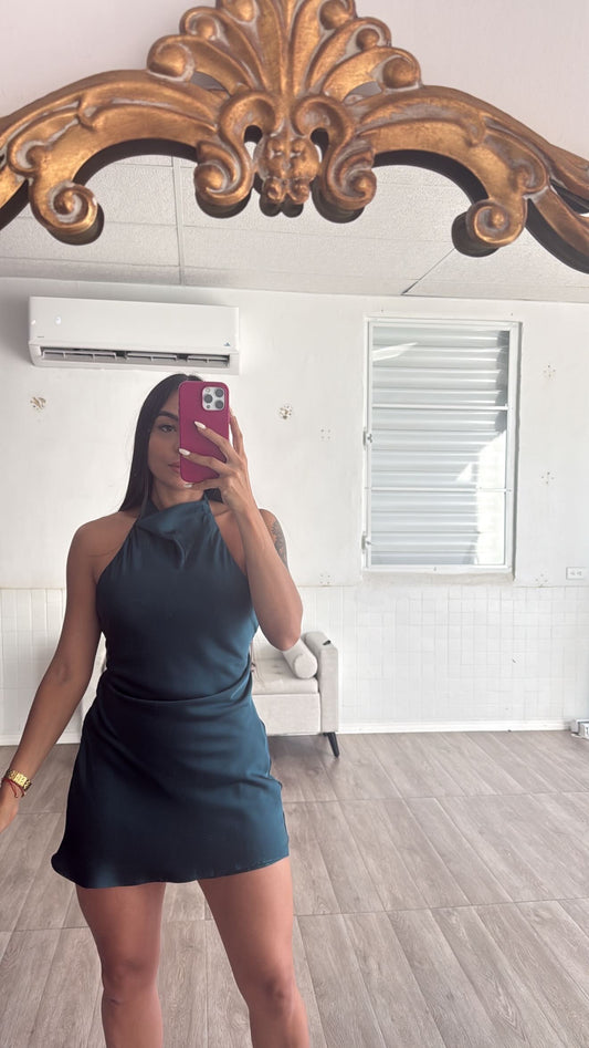 Real Satin mini dress