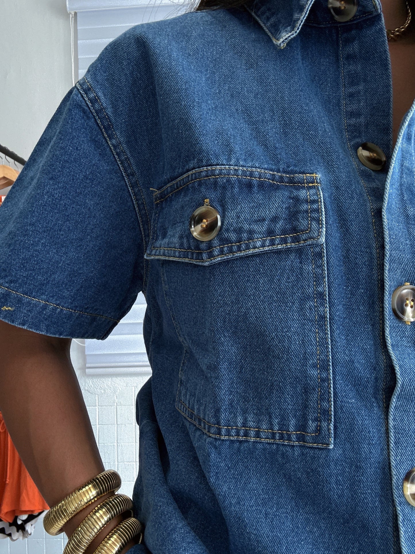 Denim Short set