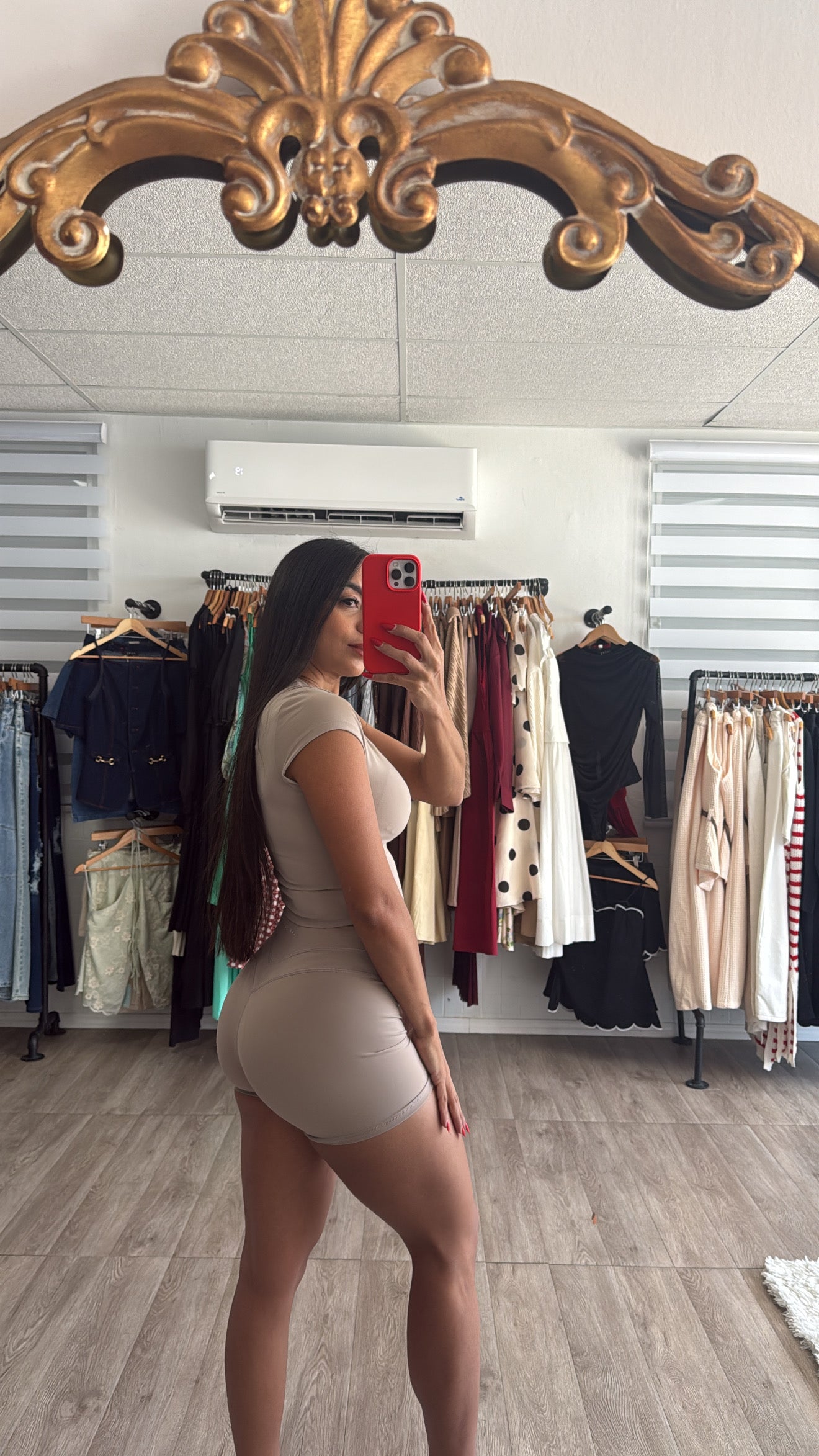 Lanies Nude short set