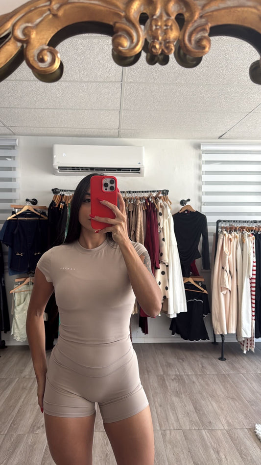 Lanies Nude short set