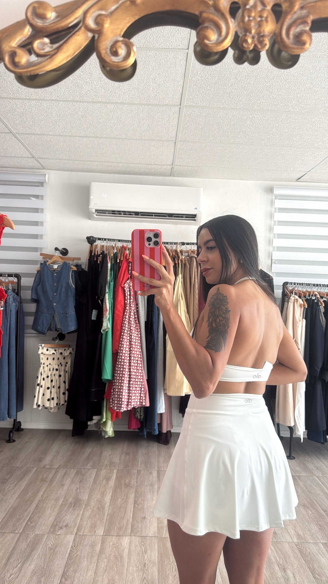White ALO skort set