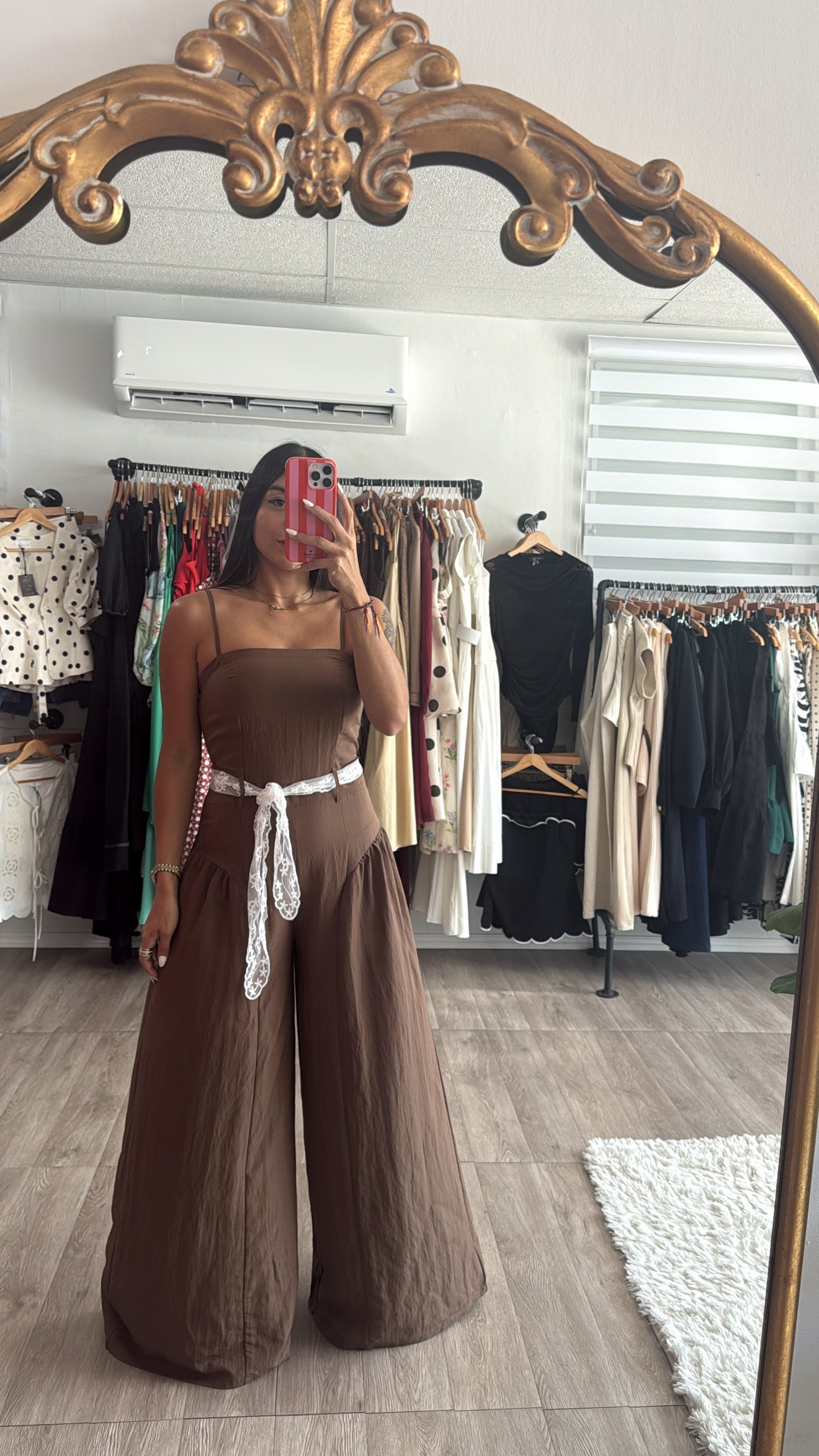 Mocha Olive Jumpsuit