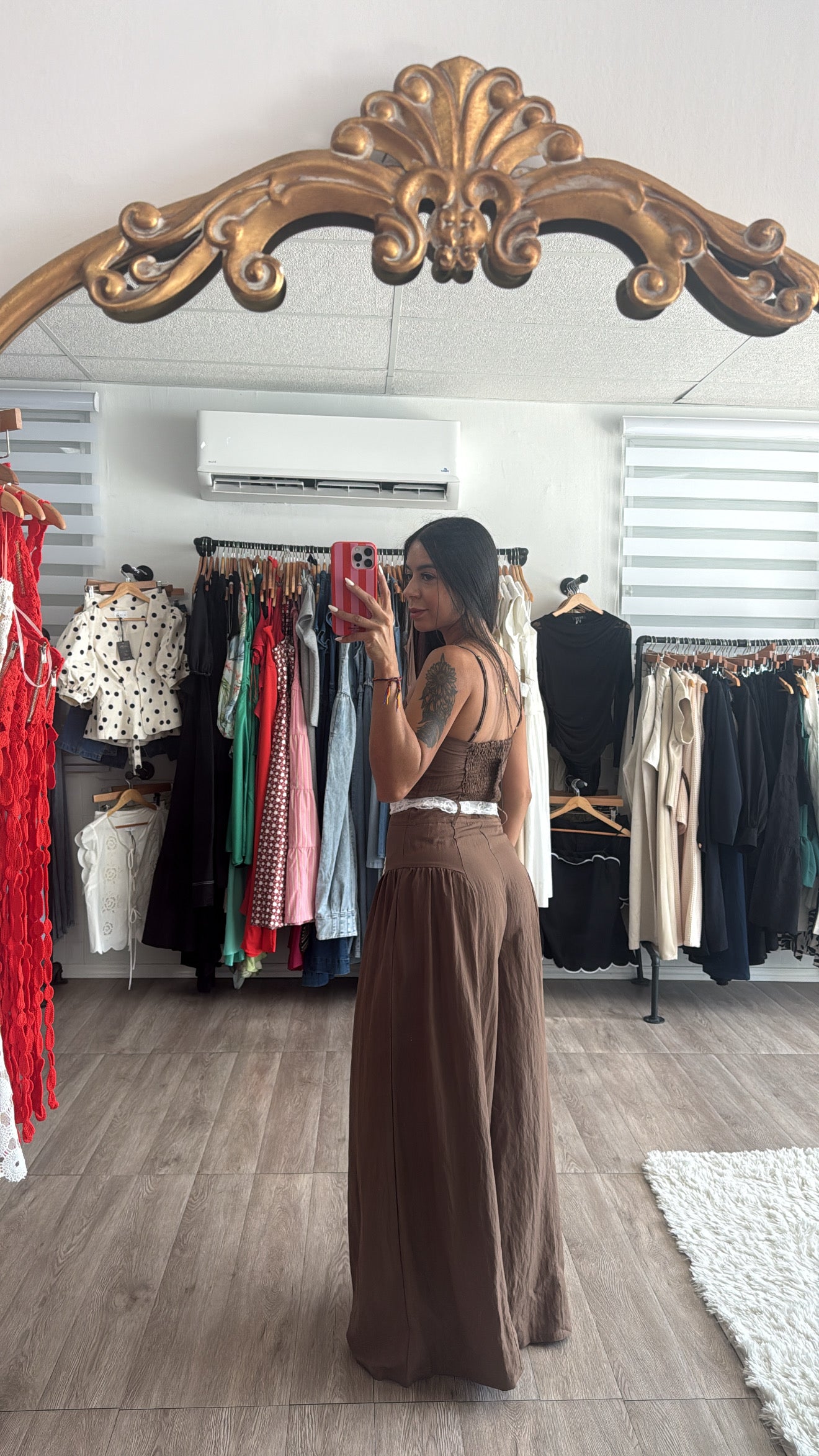 Mocha Olive Jumpsuit