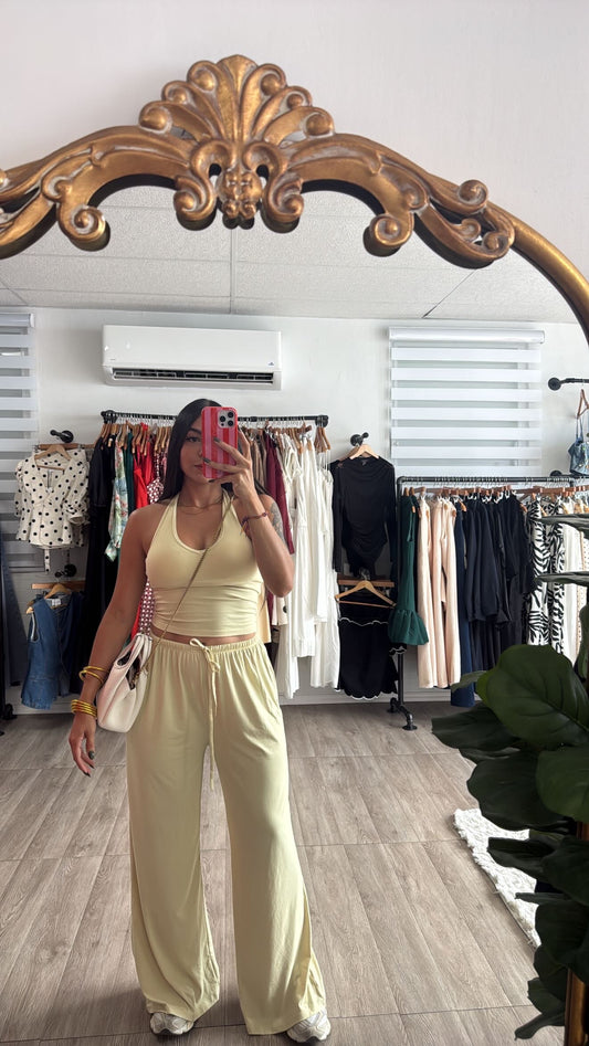 Yellow pale Comfy set