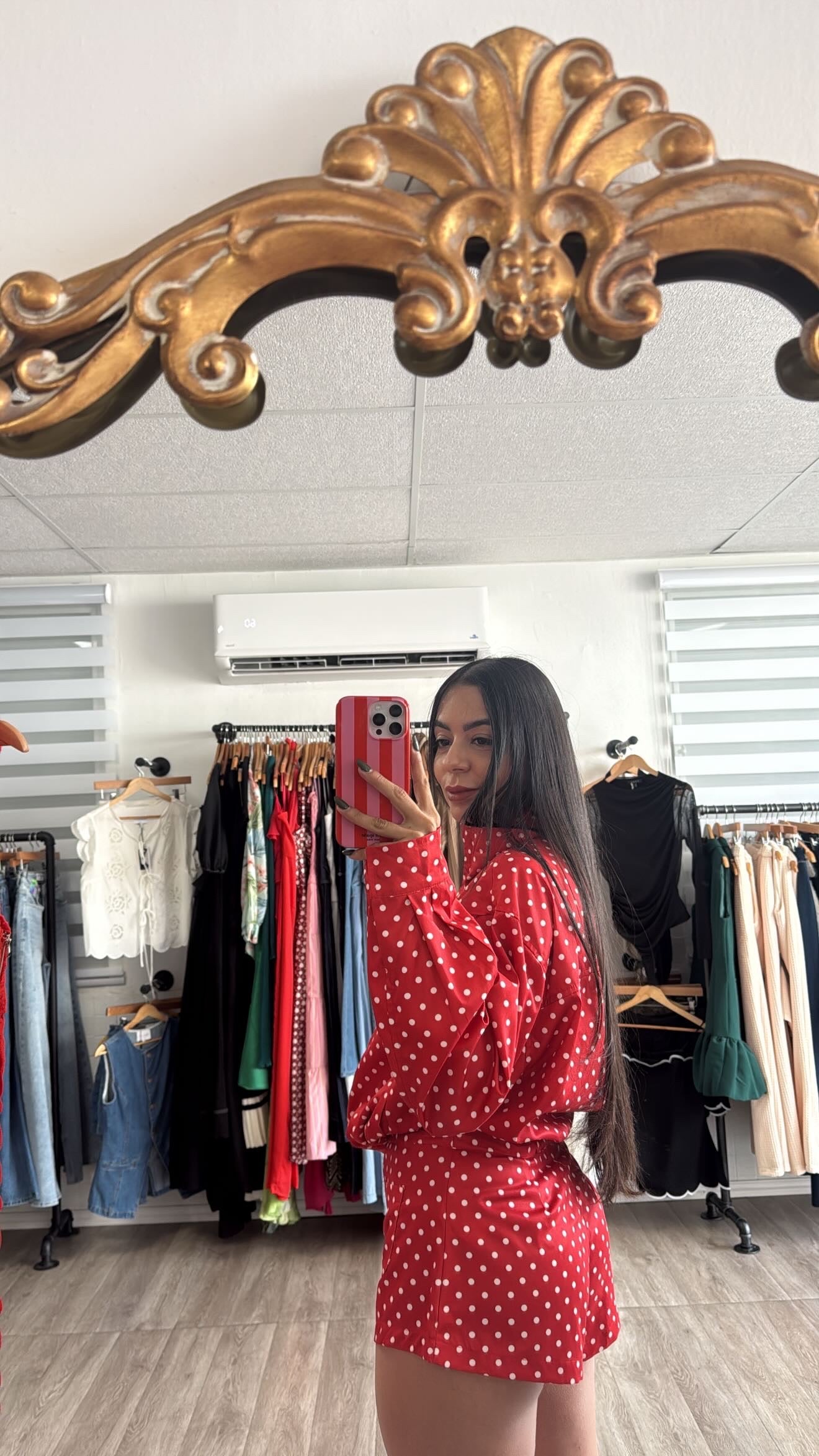 Polka Dot Red set