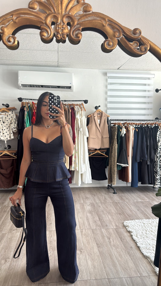 Restock Peplum Jumpsuit