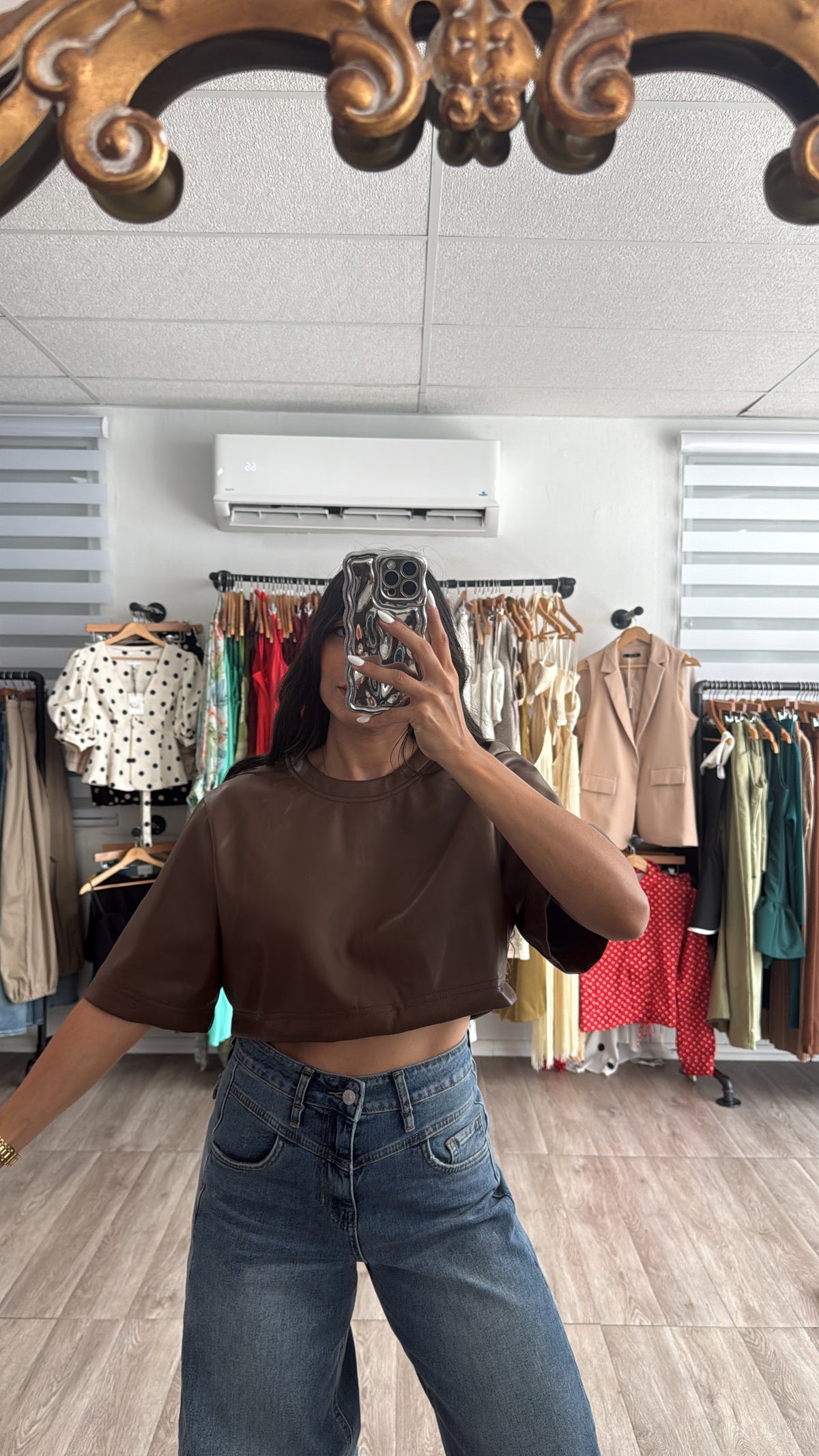 Leather Crop