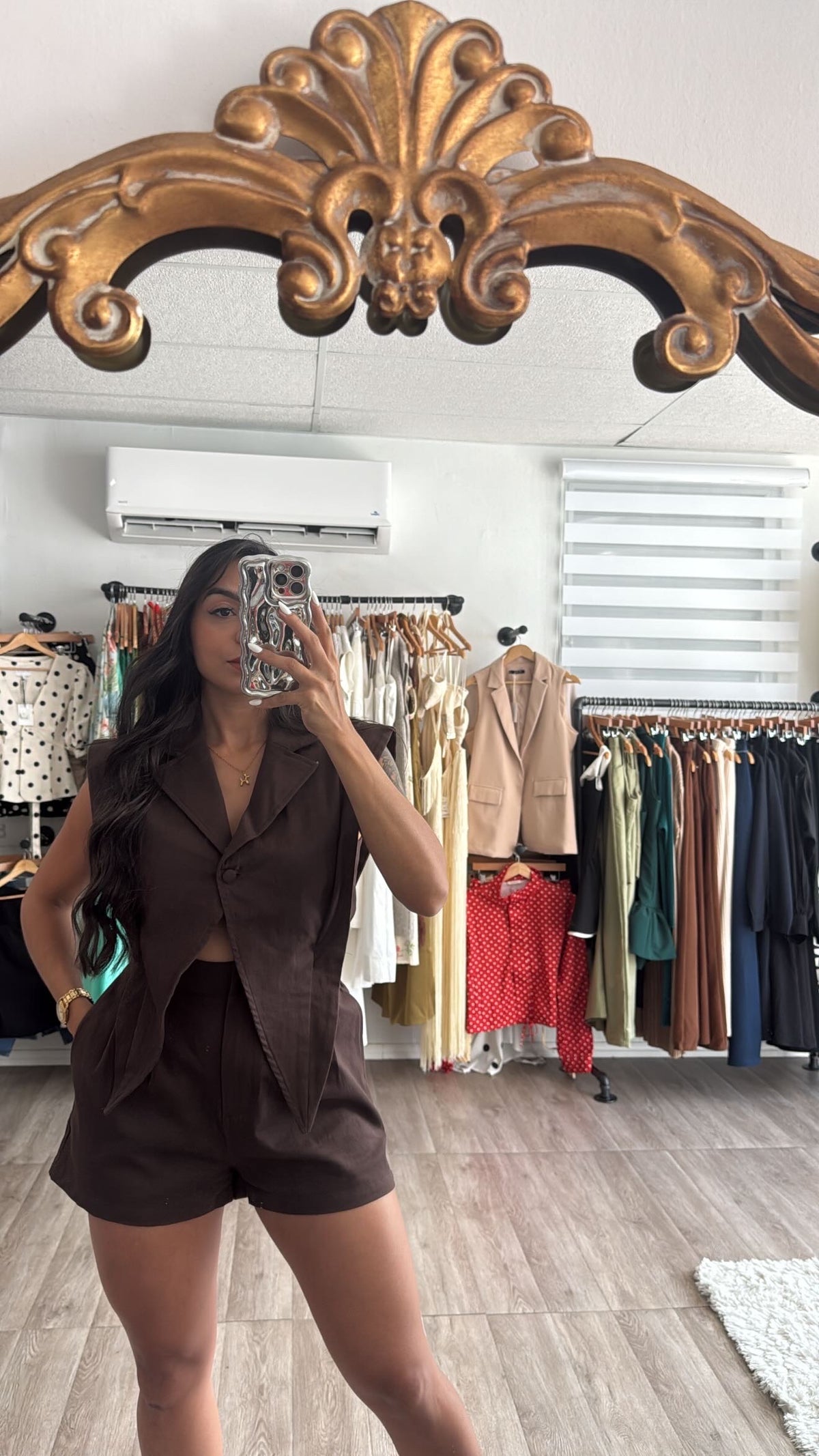 Brown blazer Romper