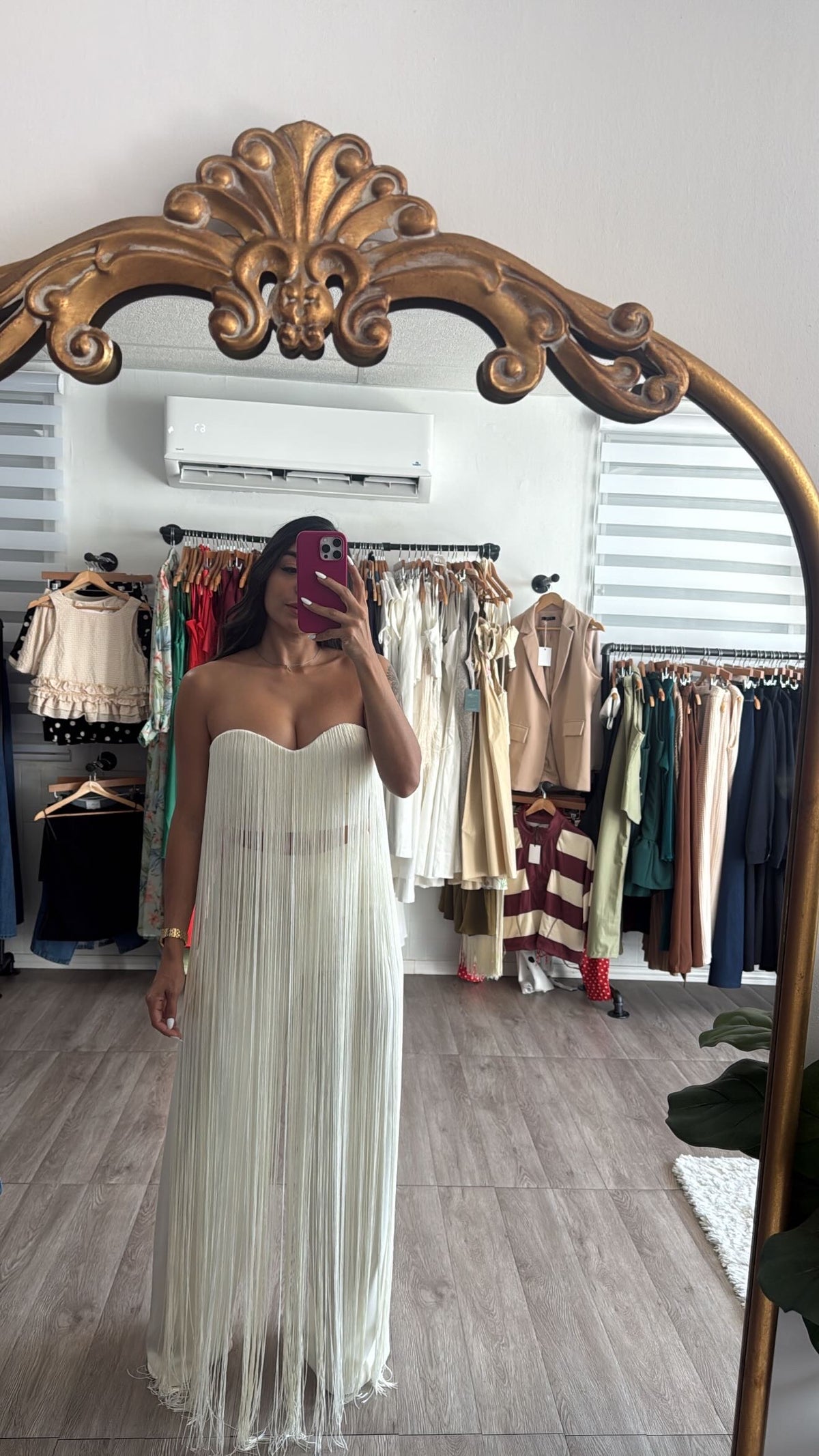 Fringe set Ivory