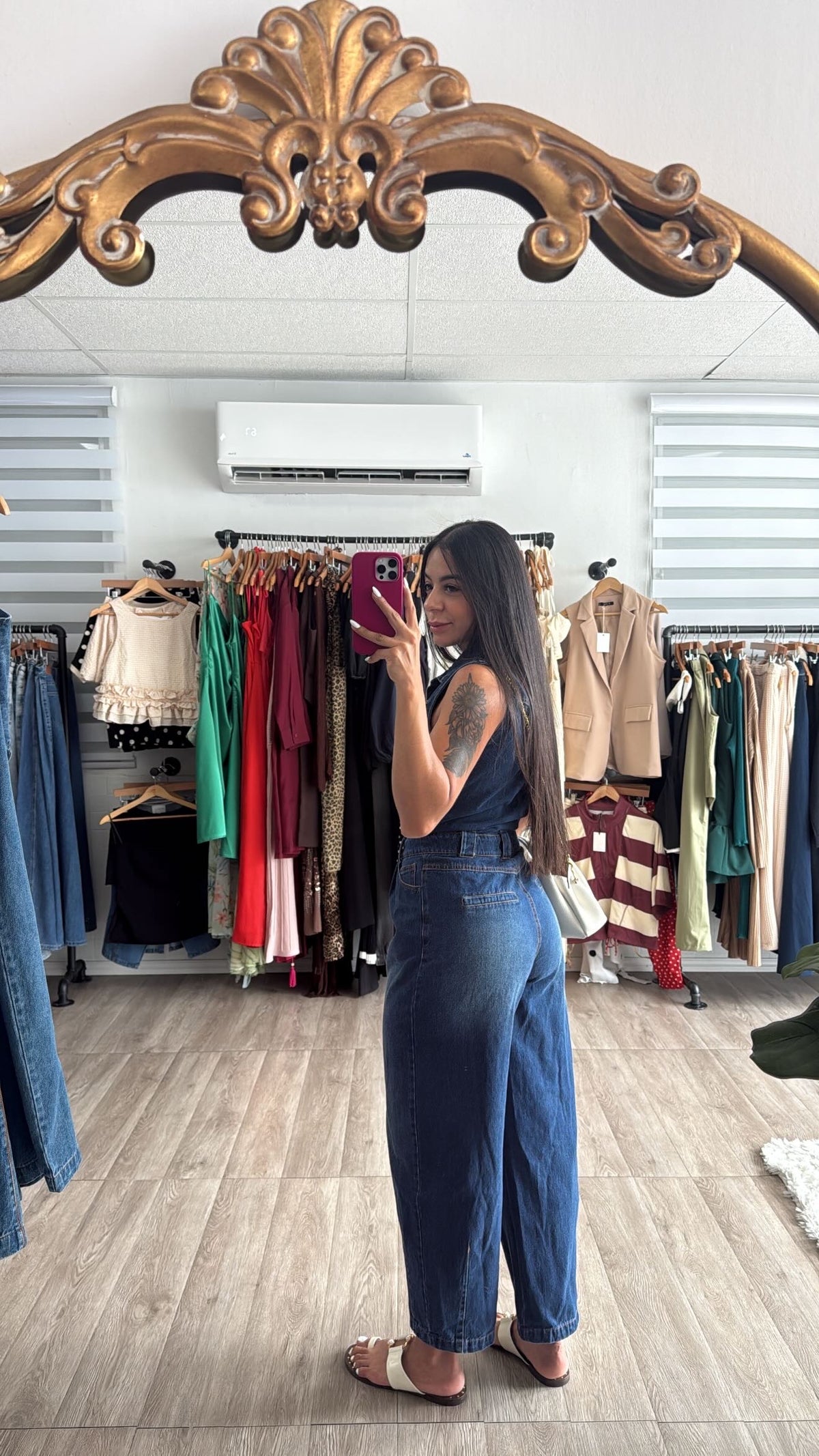 Barrel Button Down Jumpsuit