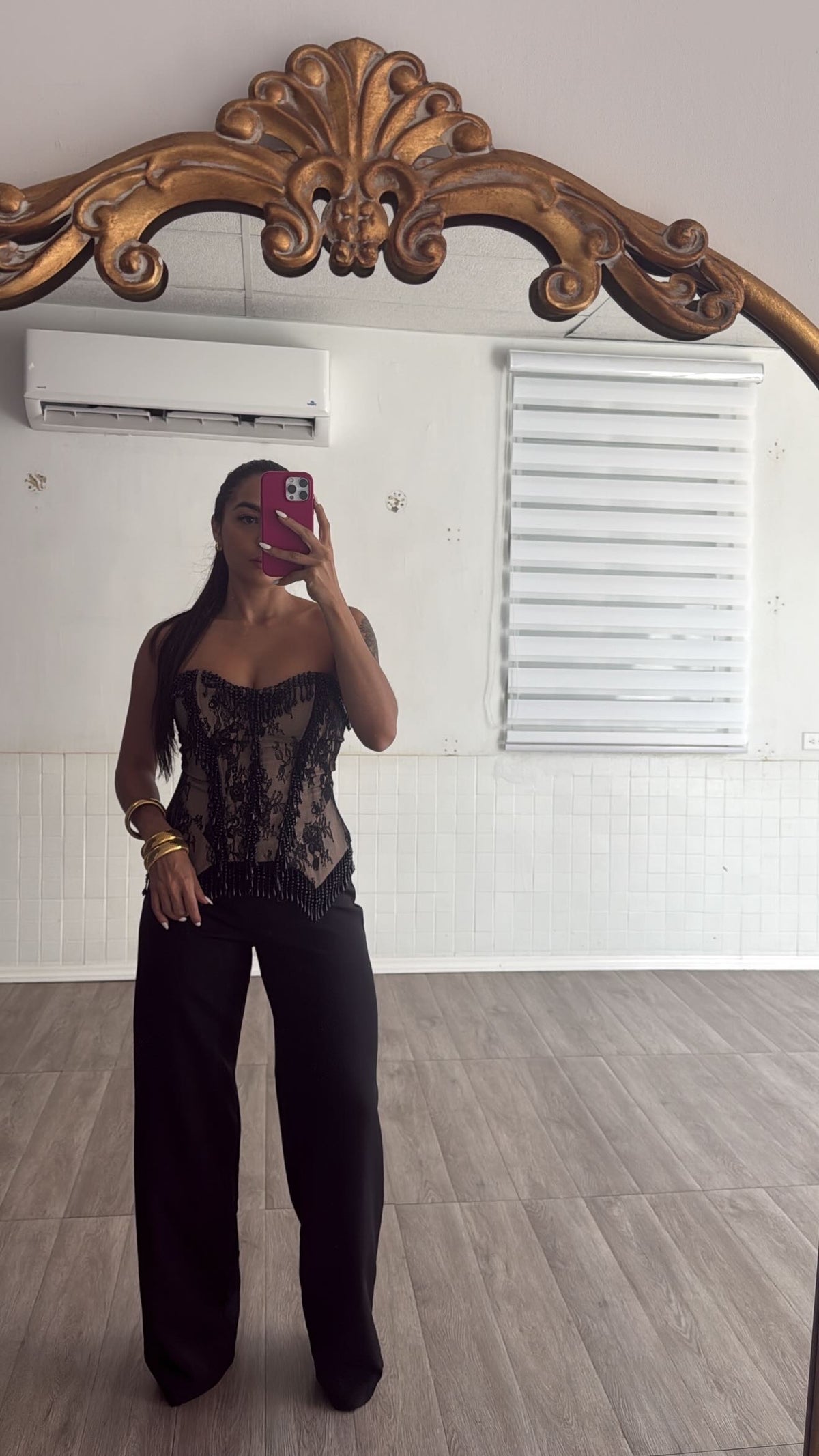 Bustier Lace Set