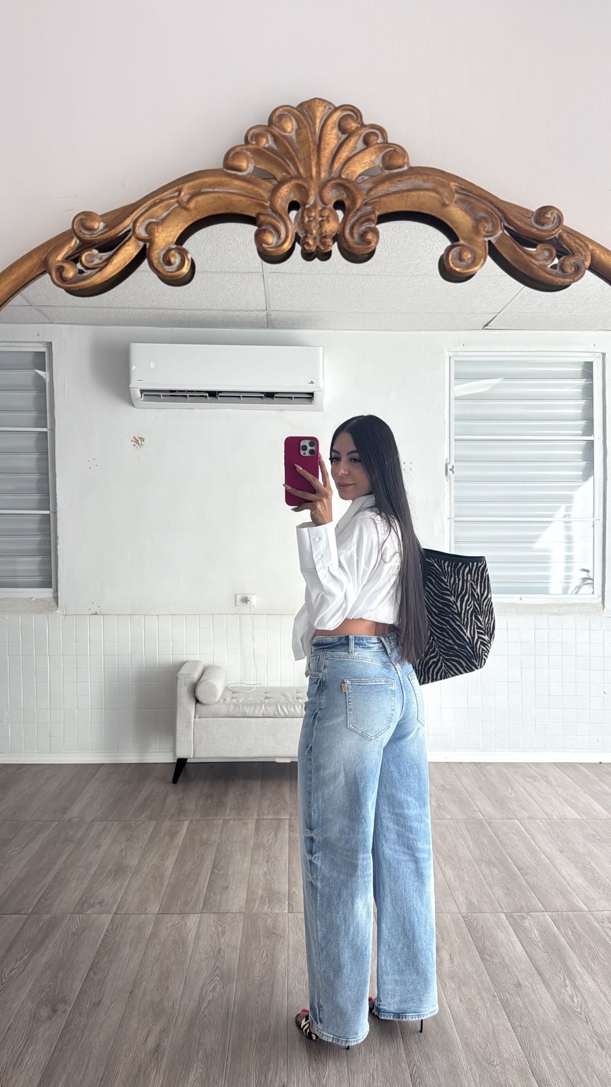 Folded Vibrant Jeans