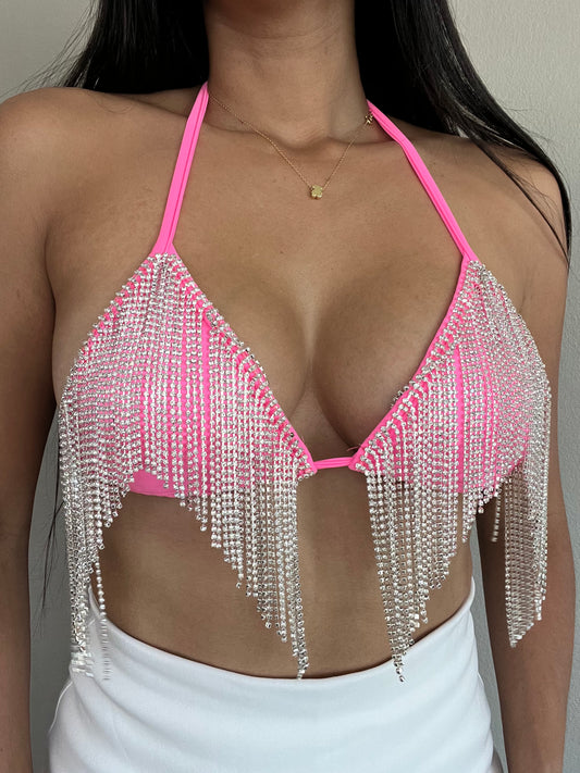 Bikini Pink Crop