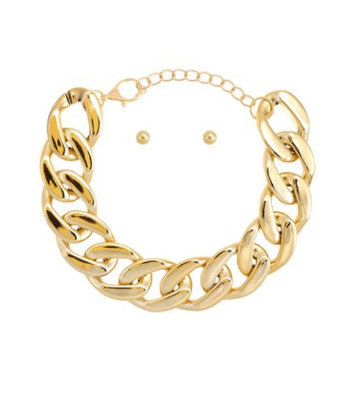 Gold Choker Necklace