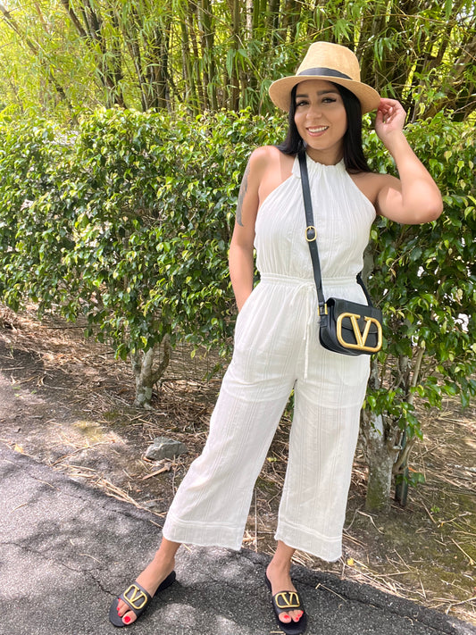 Veronica White Romper