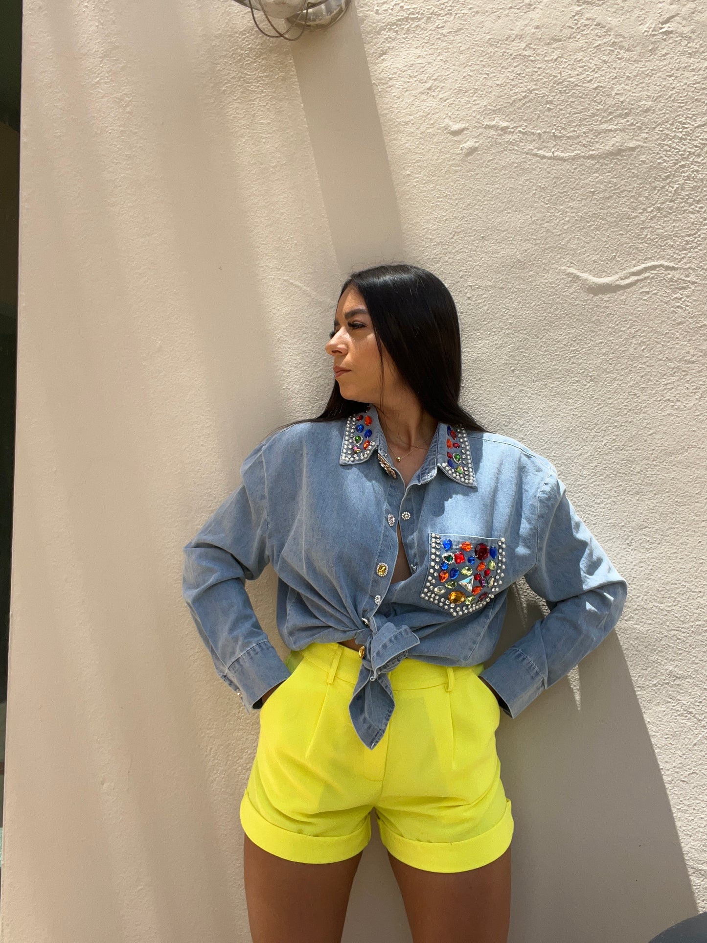 Denim Diamonds Shirt