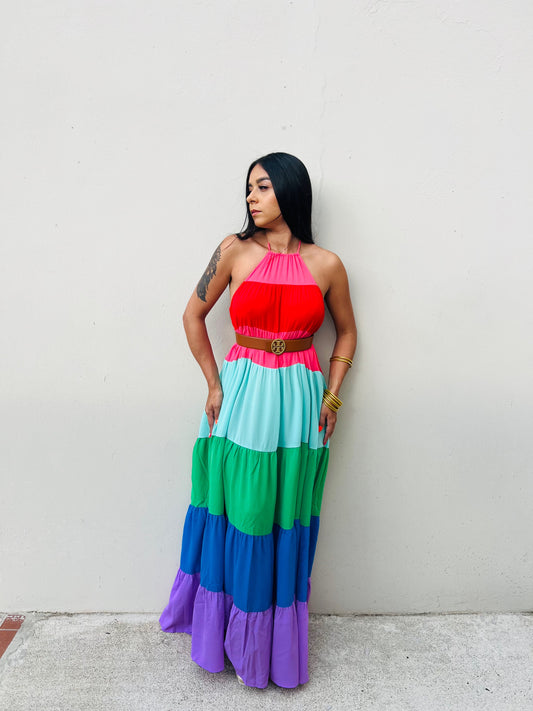 Colorful Maxi Dress
