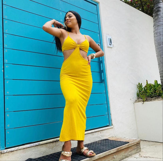 Mostaza Midi Dress