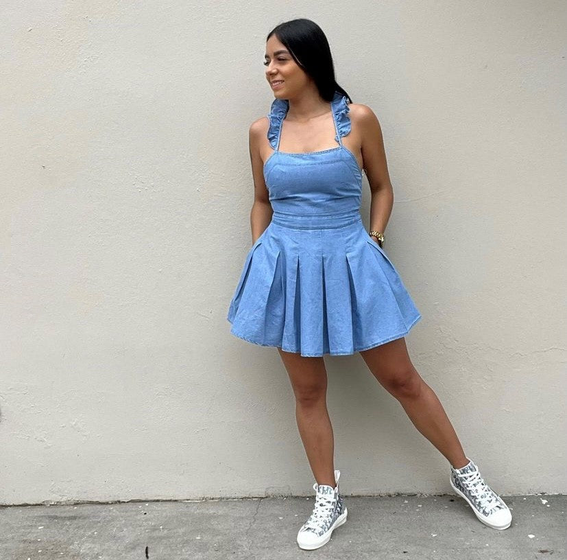 Jean Short Dress